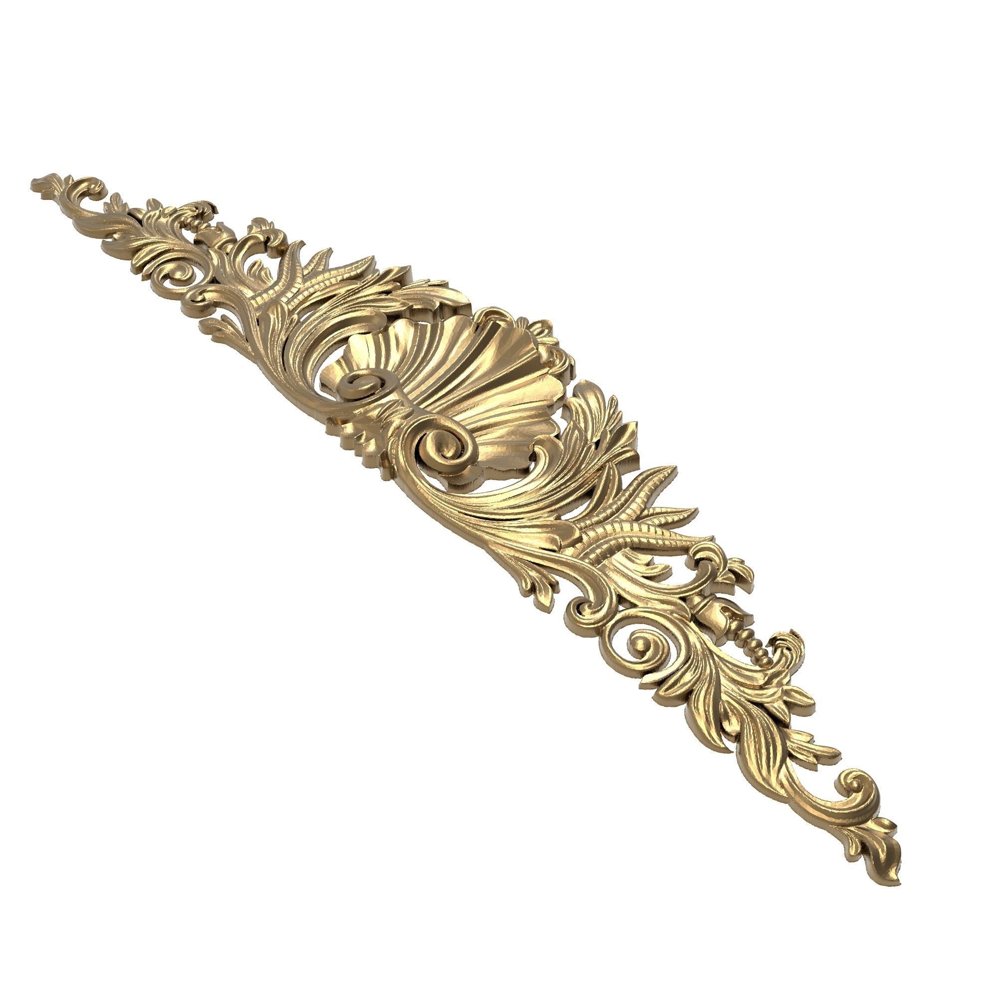 decorative pattern ready for 3D printing 3D model_5