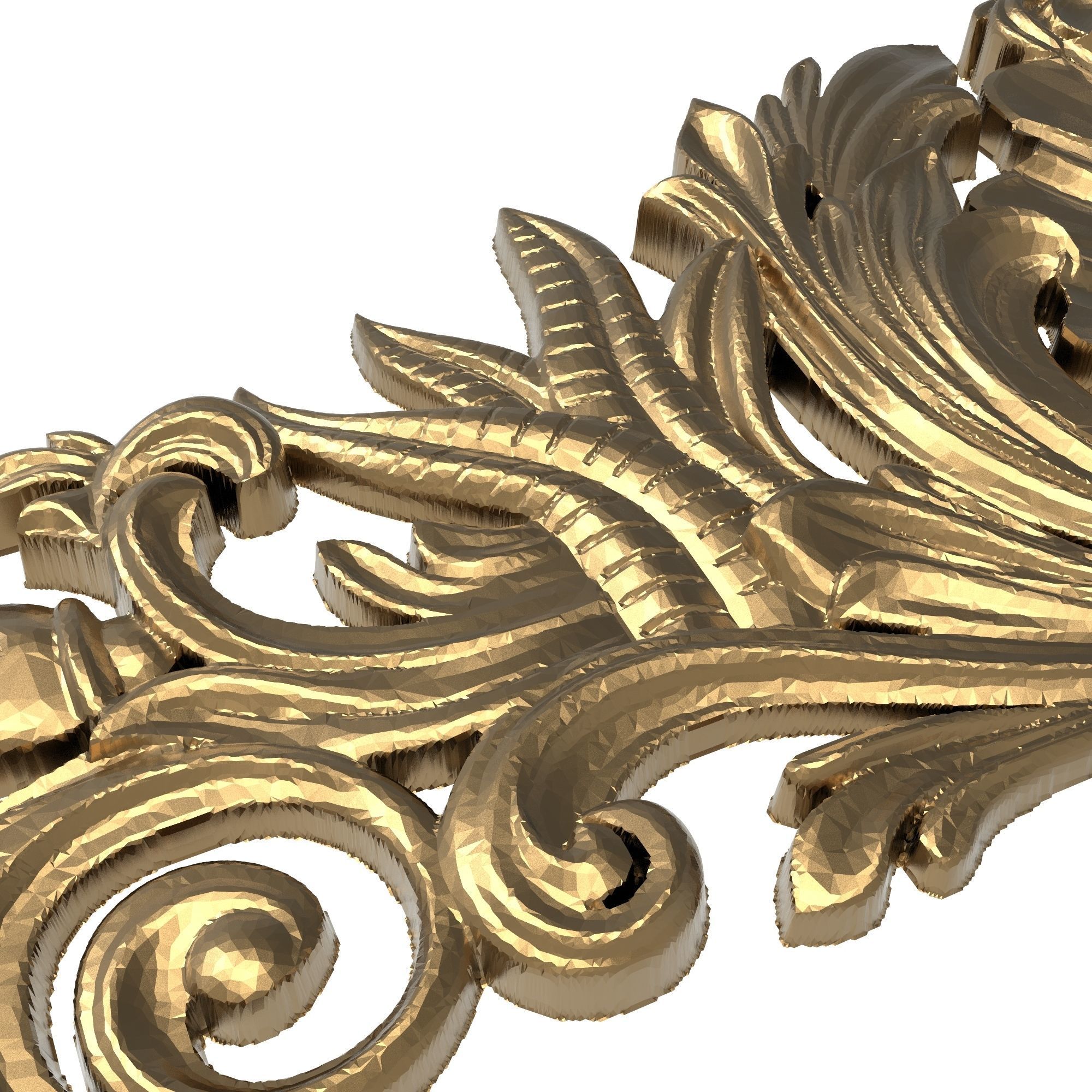 decorative pattern ready for 3D printing 3D model_2