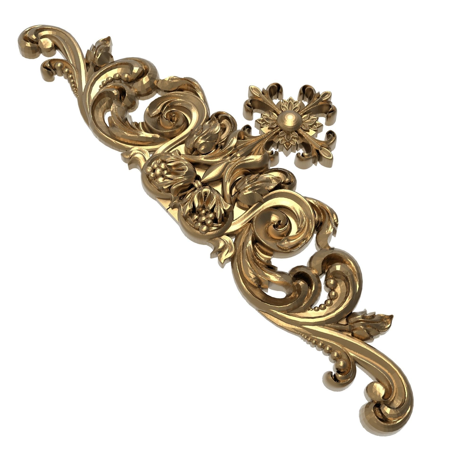 decorative pattern ready for 3D printing 3D model_6