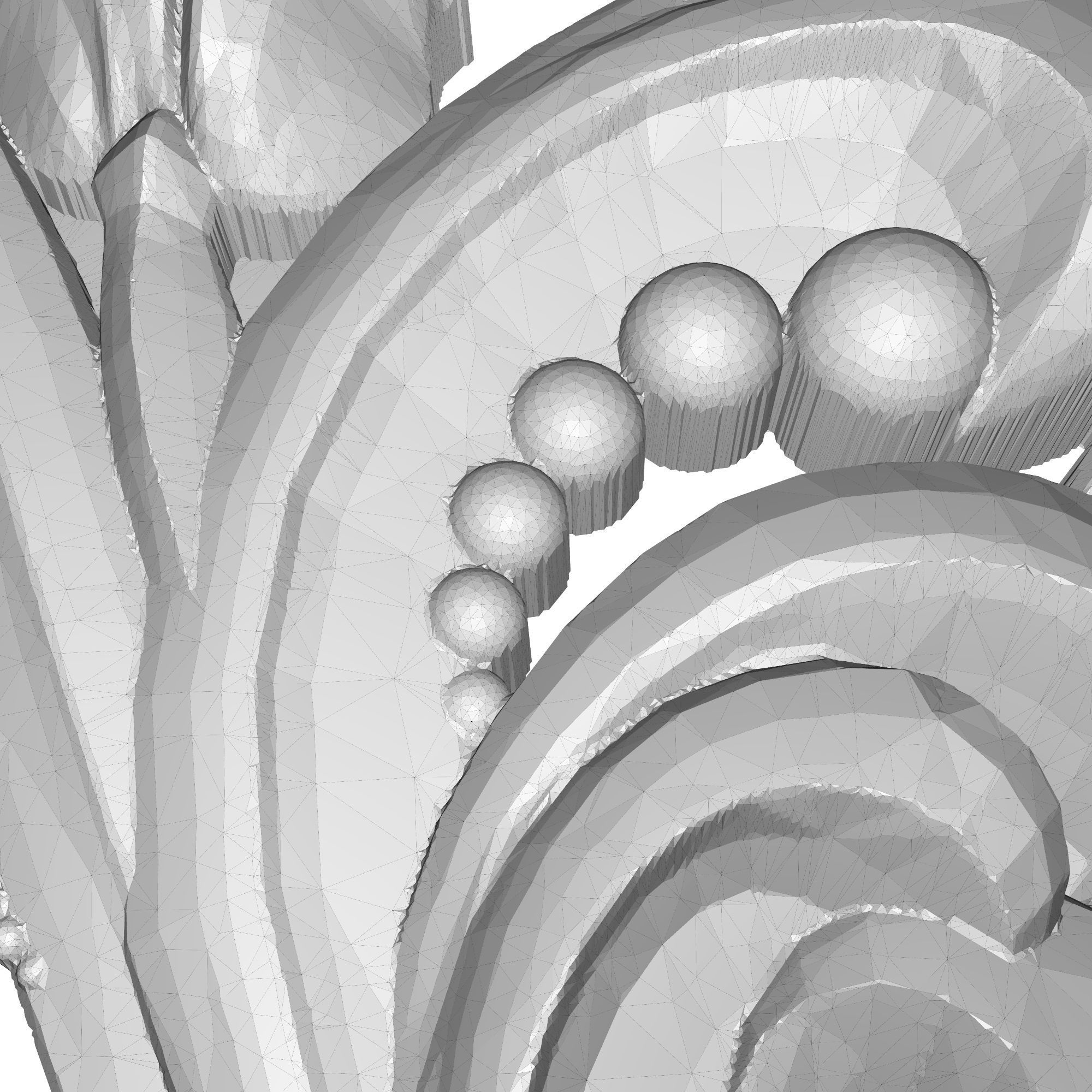 decorative pattern ready for 3D printing 3D model_8