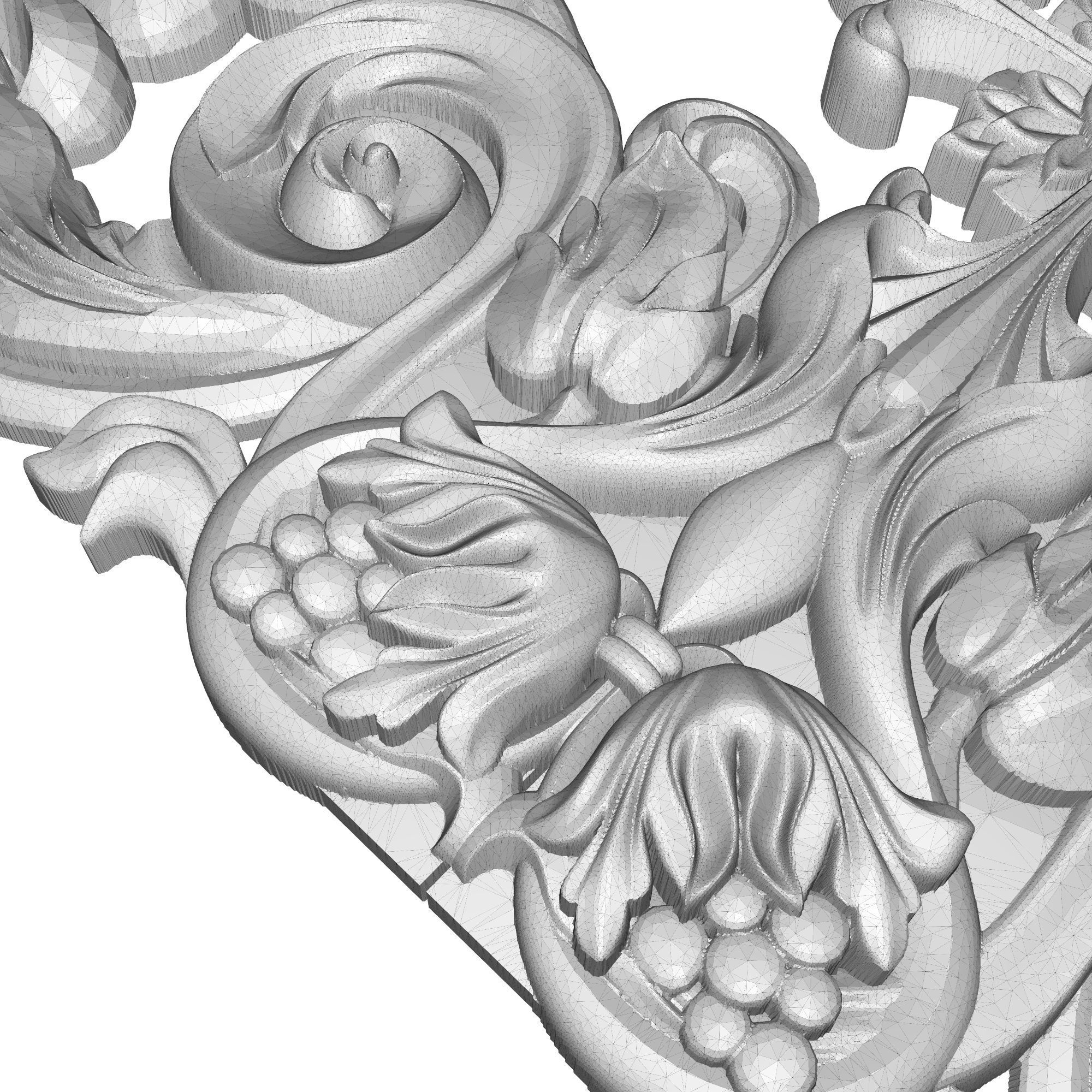 decorative pattern ready for 3D printing 3D model_7