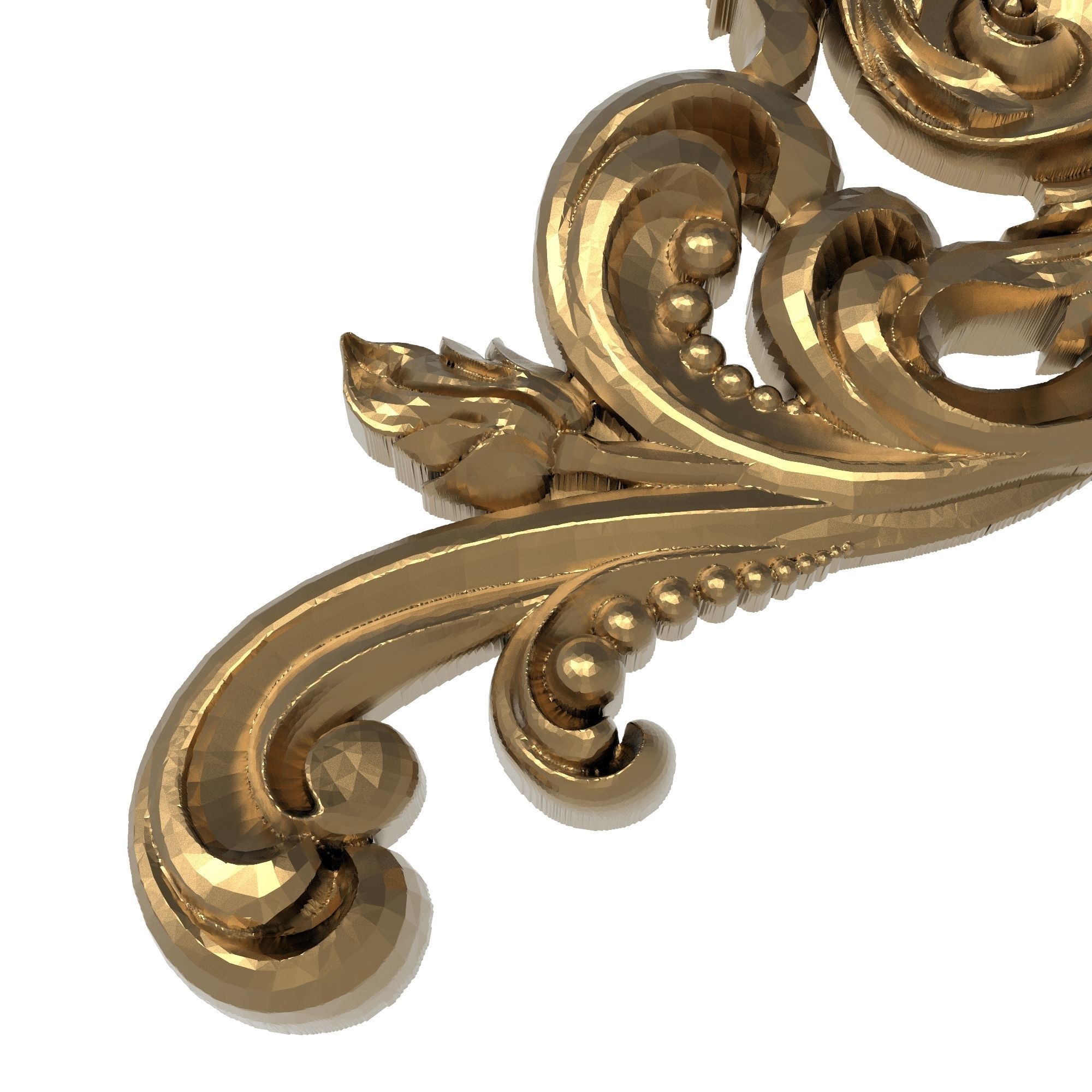 decorative pattern ready for 3D printing 3D model_3