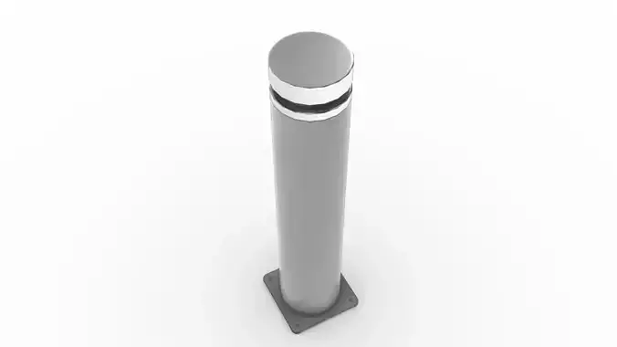 Grey Stainless Steel Bollard