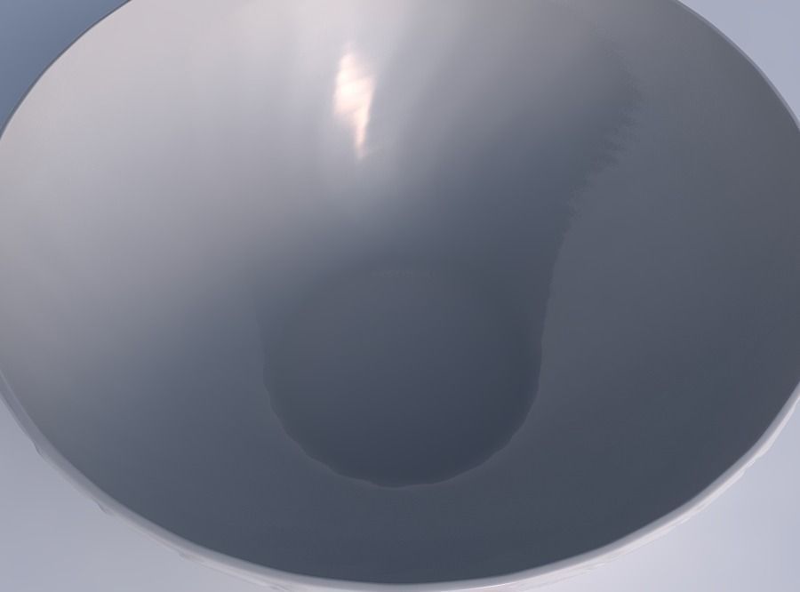 Bowl wide with twisted diagonal grid bulges 3D print model_1