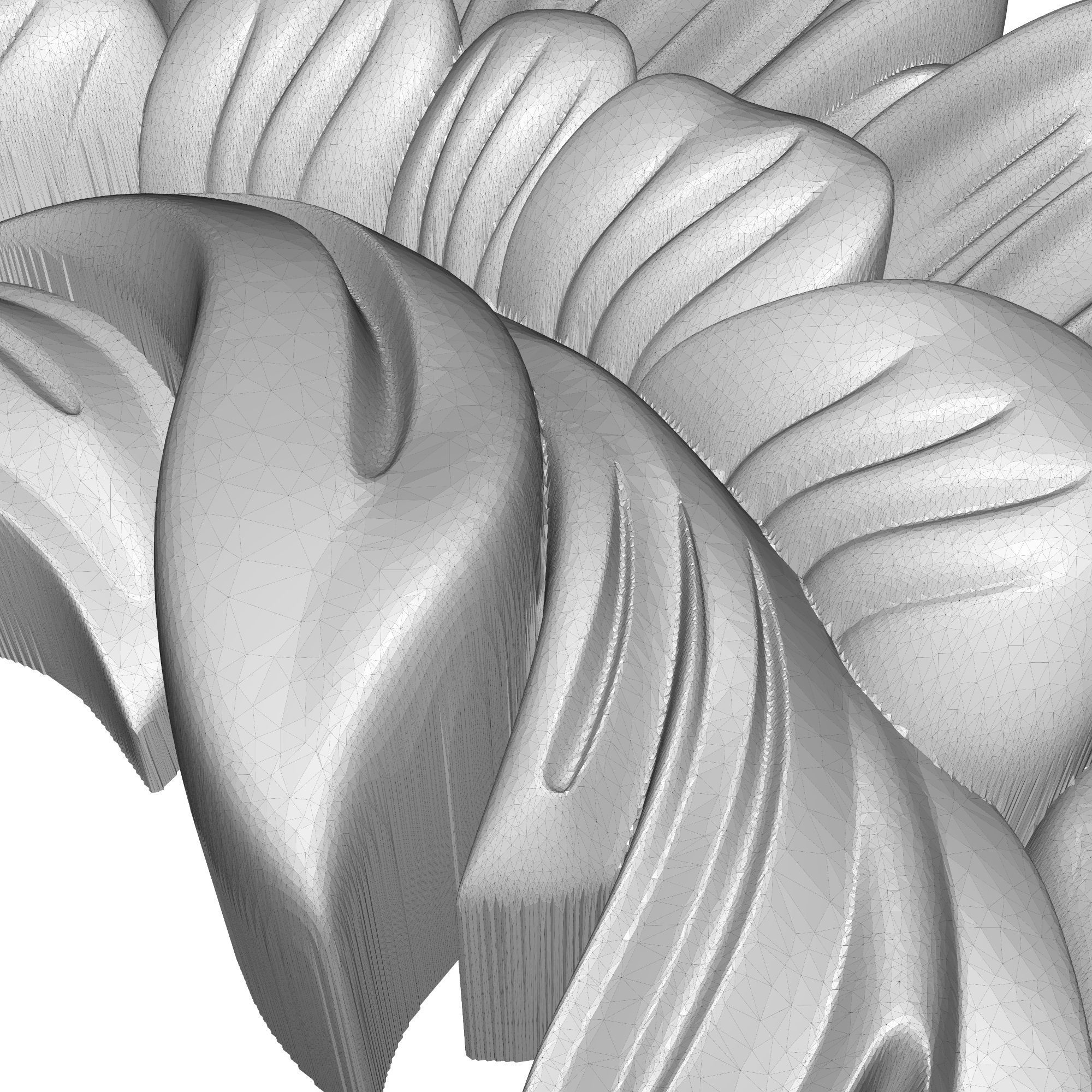 decorative pattern ready for 3D printing 3D model_9