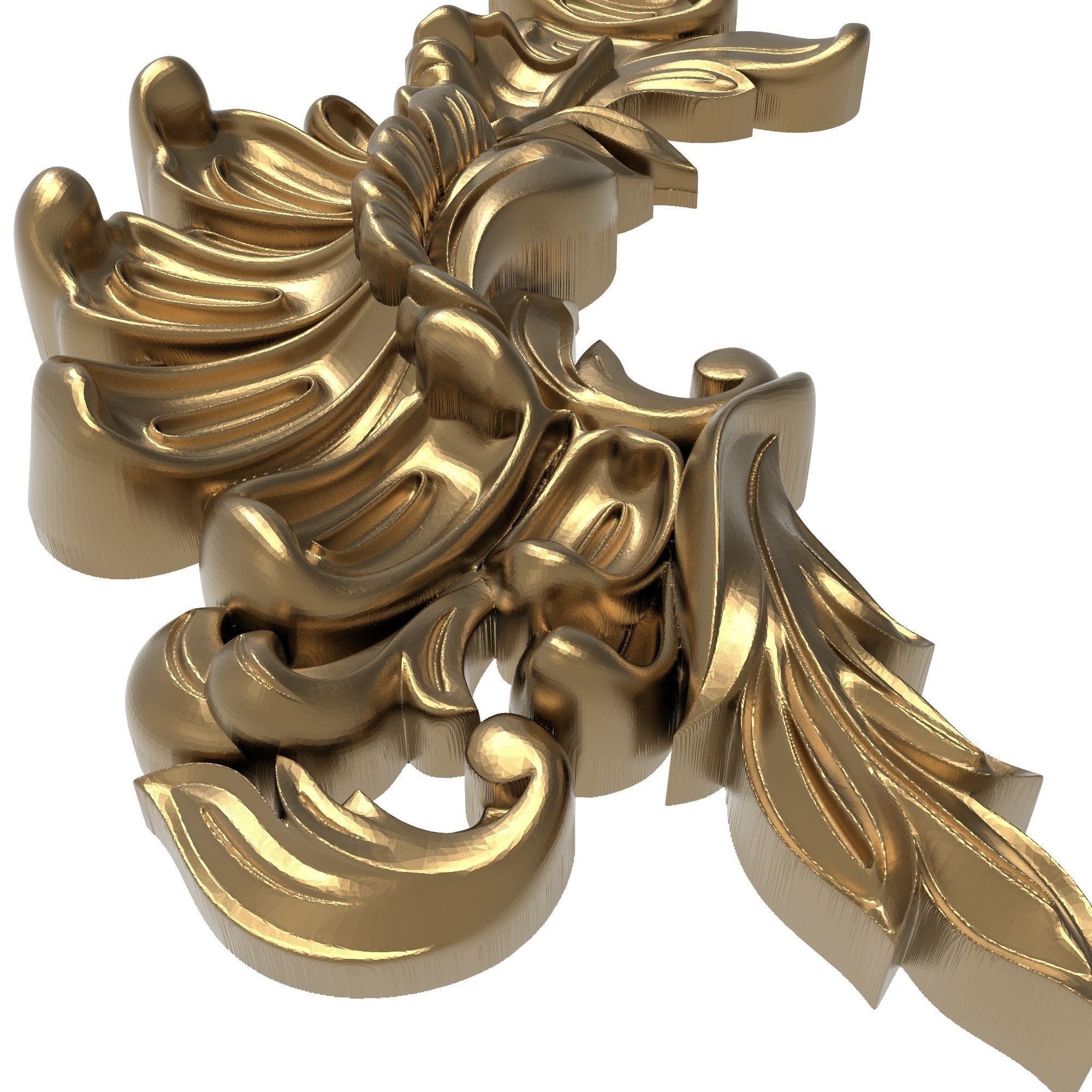 decorative pattern ready for 3D printing 3D model_3