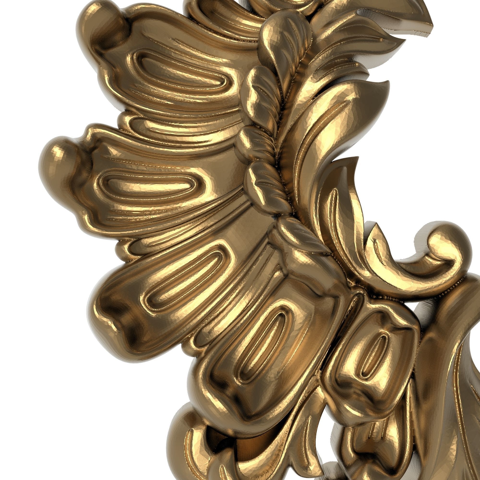 decorative pattern ready for 3D printing 3D model_2