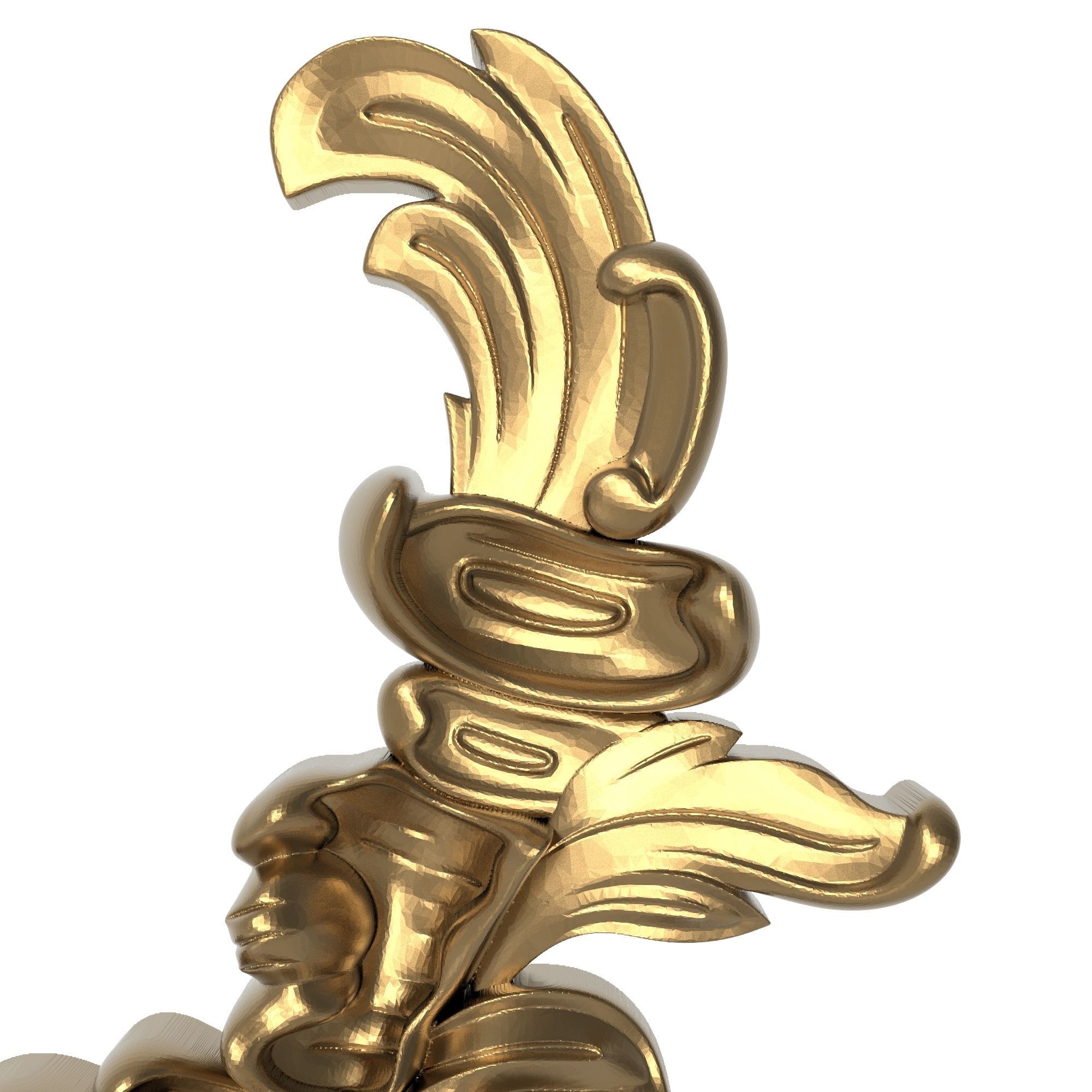 decorative pattern ready for 3D printing 3D model_1