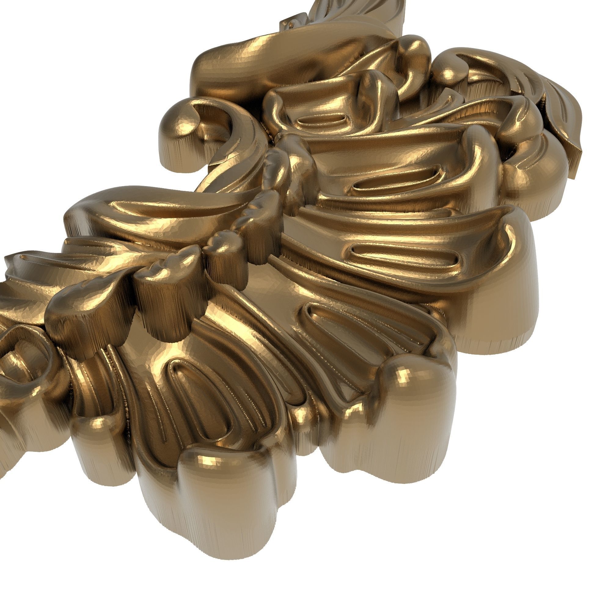 decorative pattern ready for 3D printing 3D model_5