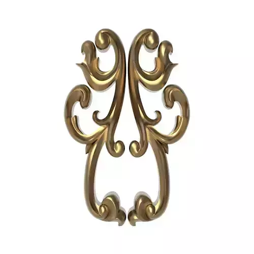 decorative pattern ready for 3D printing 3D model