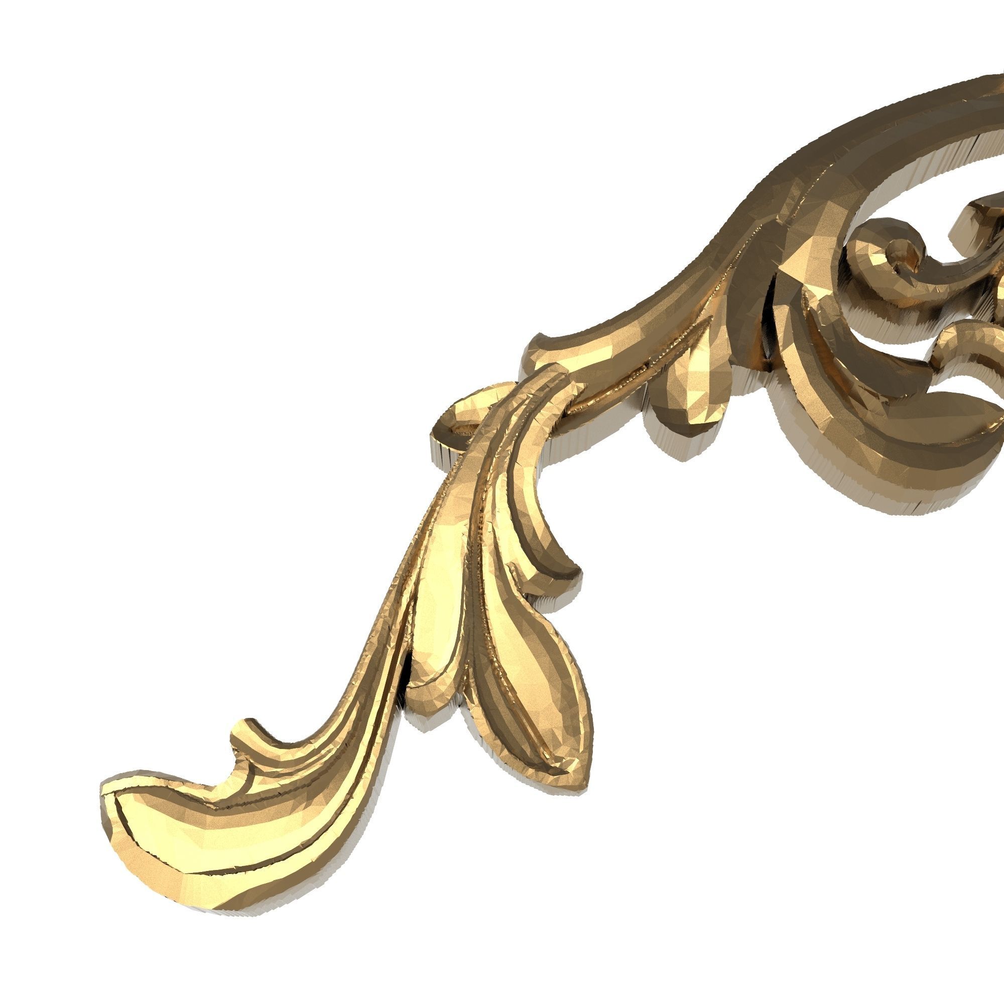 decorative pattern ready for 3D printing 3D model_2