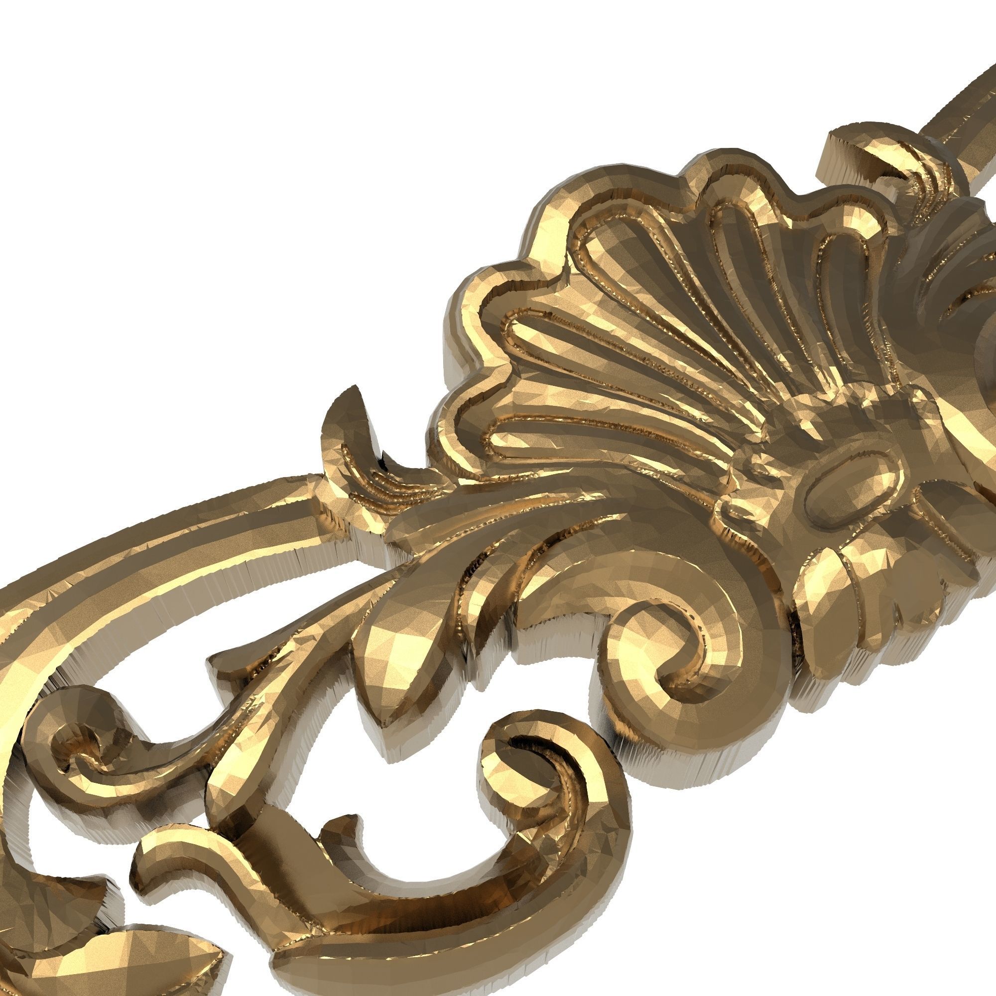 decorative pattern ready for 3D printing 3D model_1