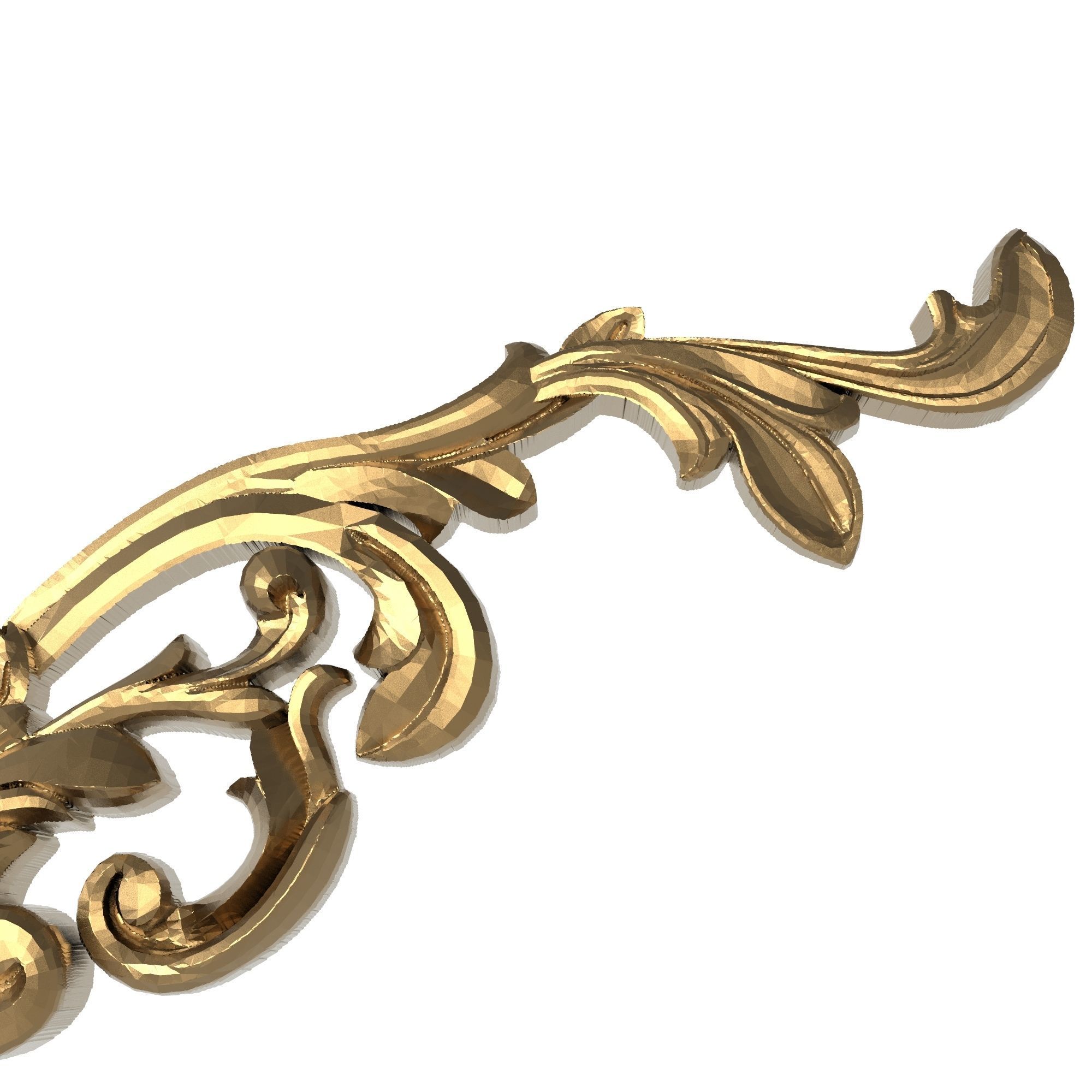 decorative pattern ready for 3D printing 3D model_3