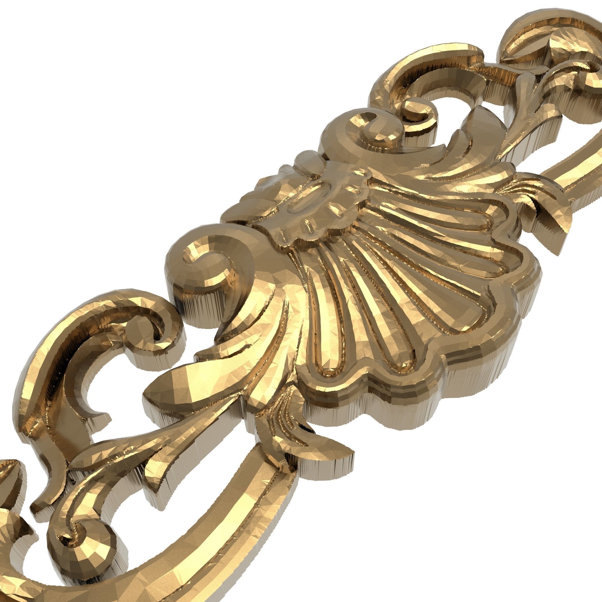 decorative pattern ready for 3D printing 3D model_4