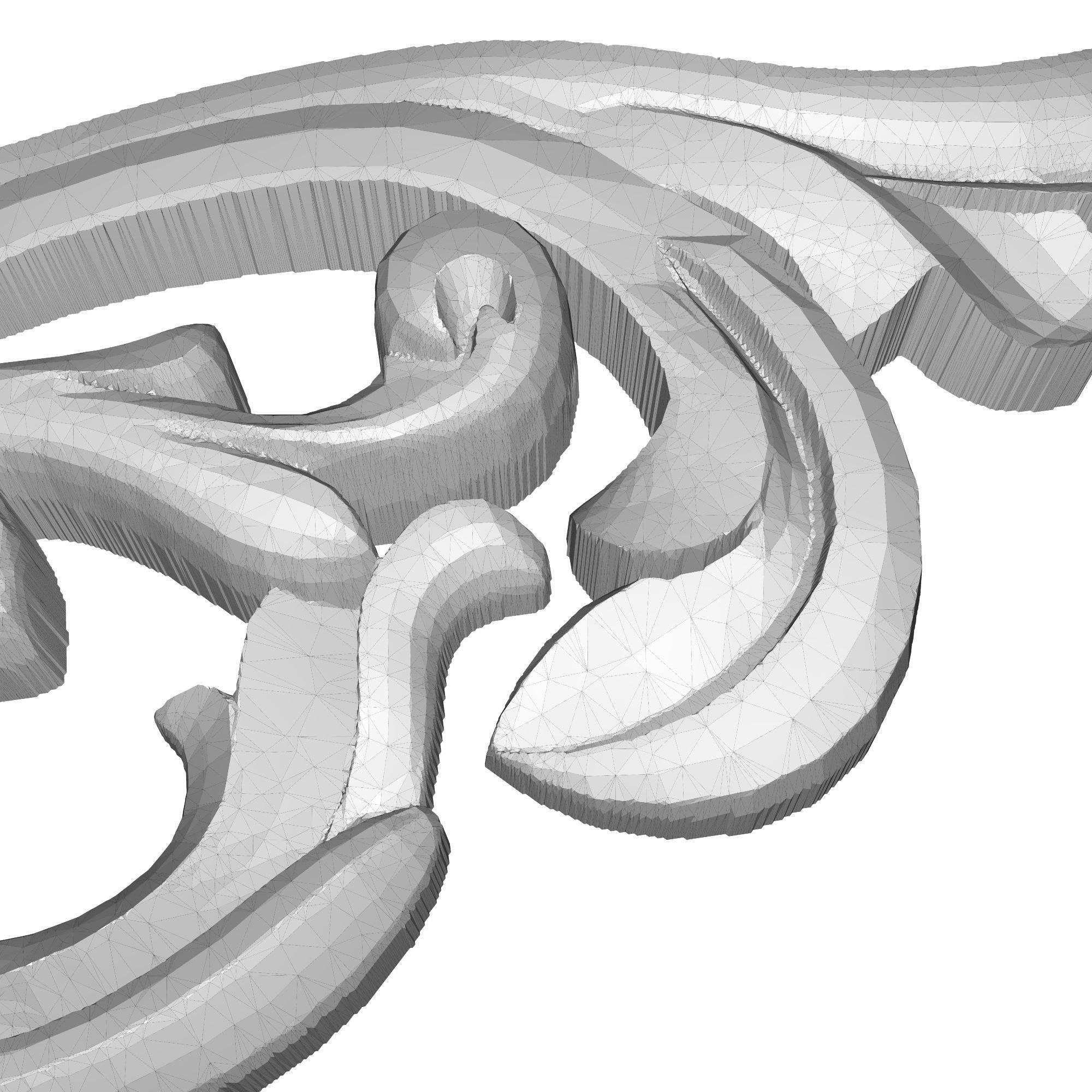 decorative pattern ready for 3D printing 3D model_7