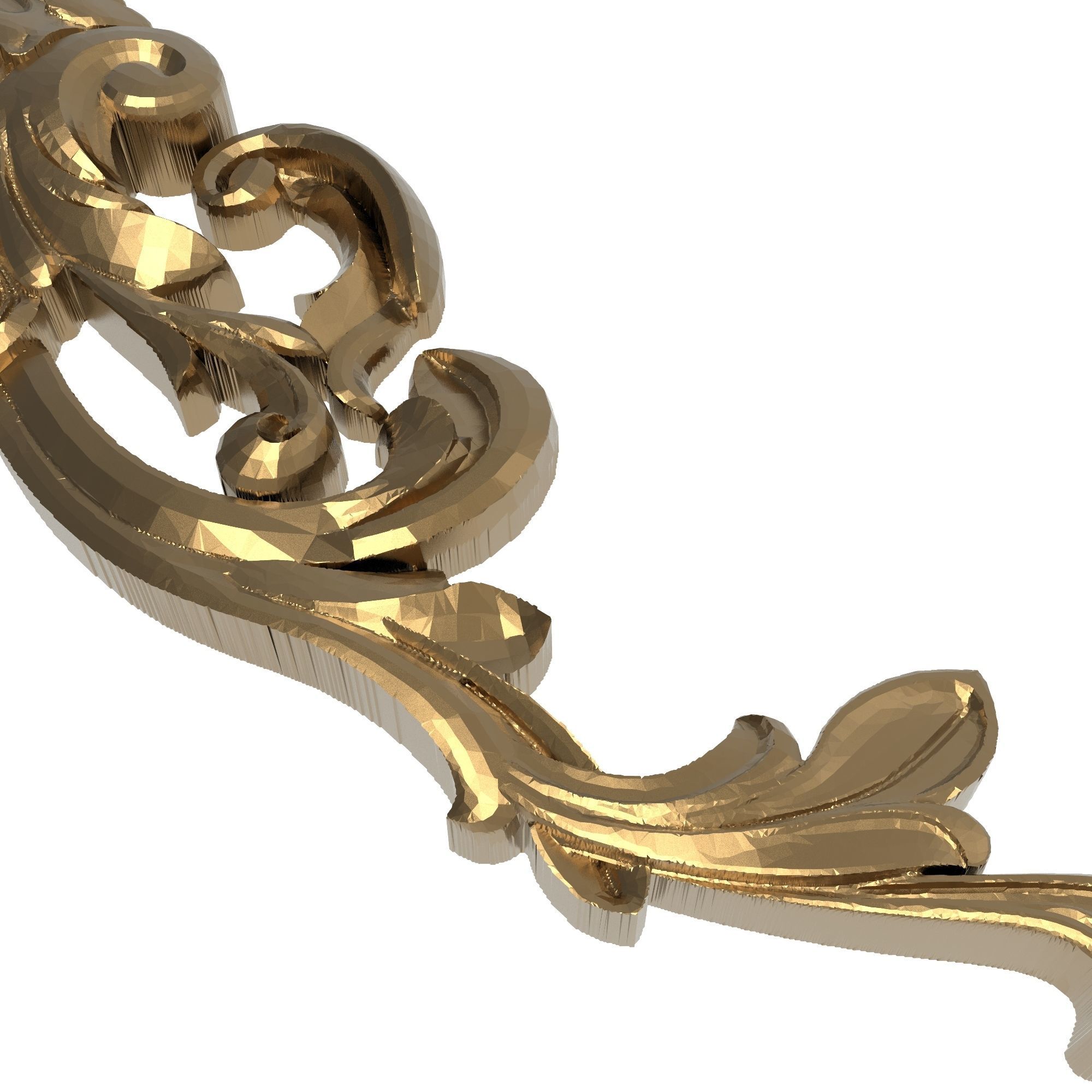 decorative pattern ready for 3D printing 3D model_5