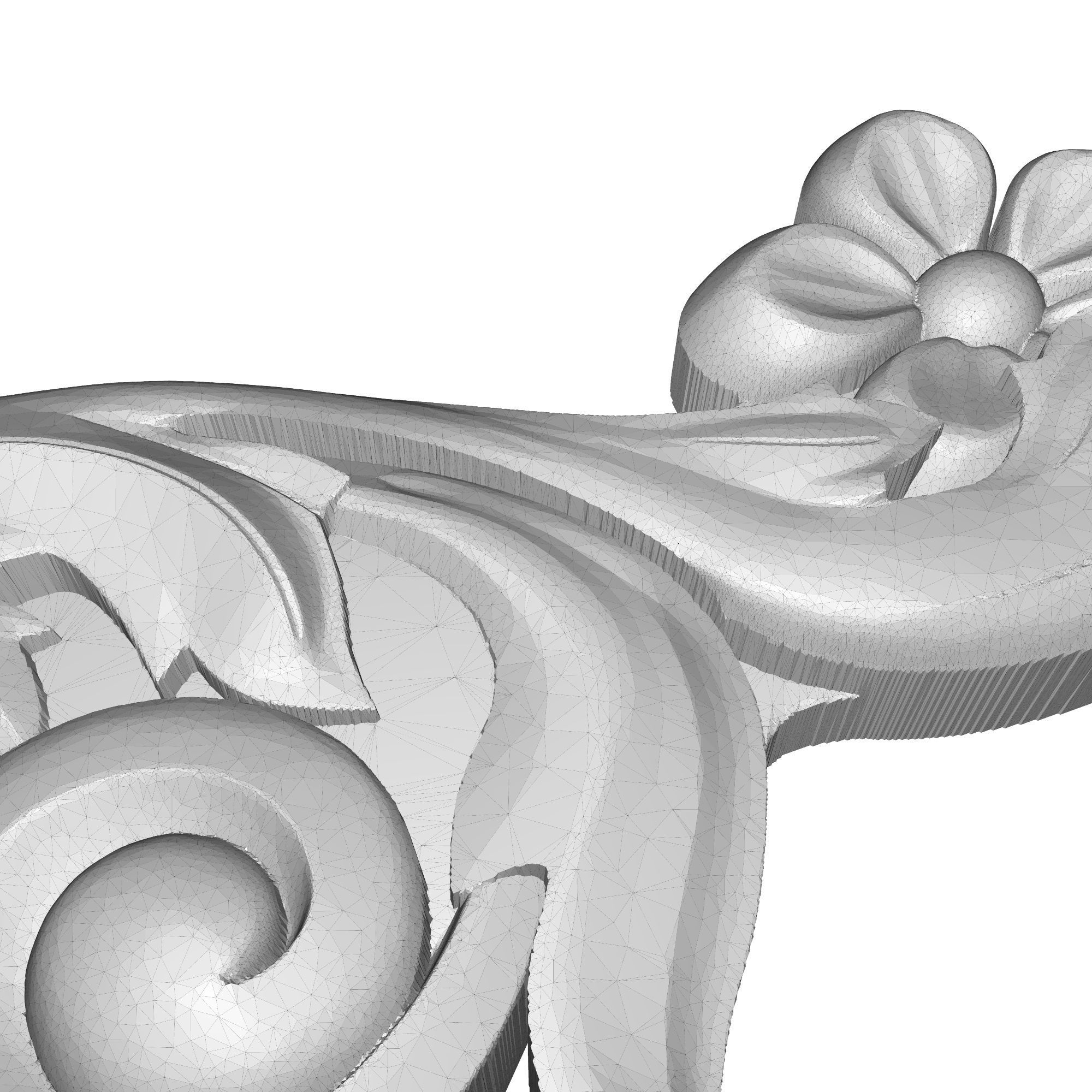 decorative pattern ready for 3D printing 3D model_6