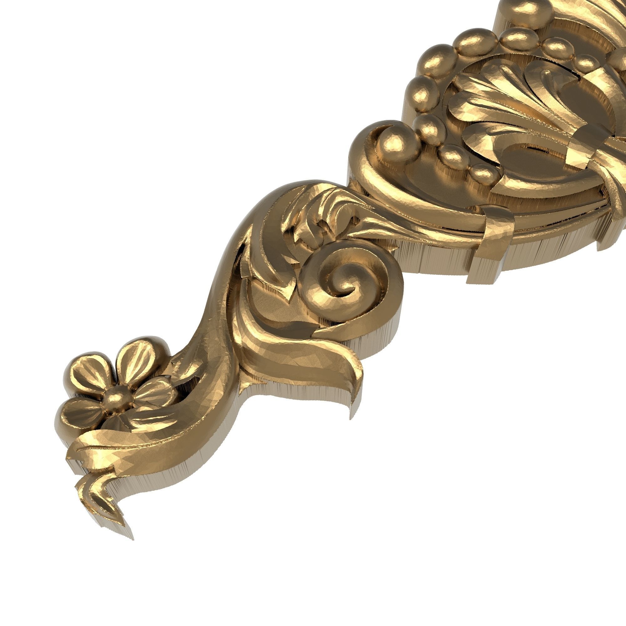 decorative pattern ready for 3D printing 3D model_1