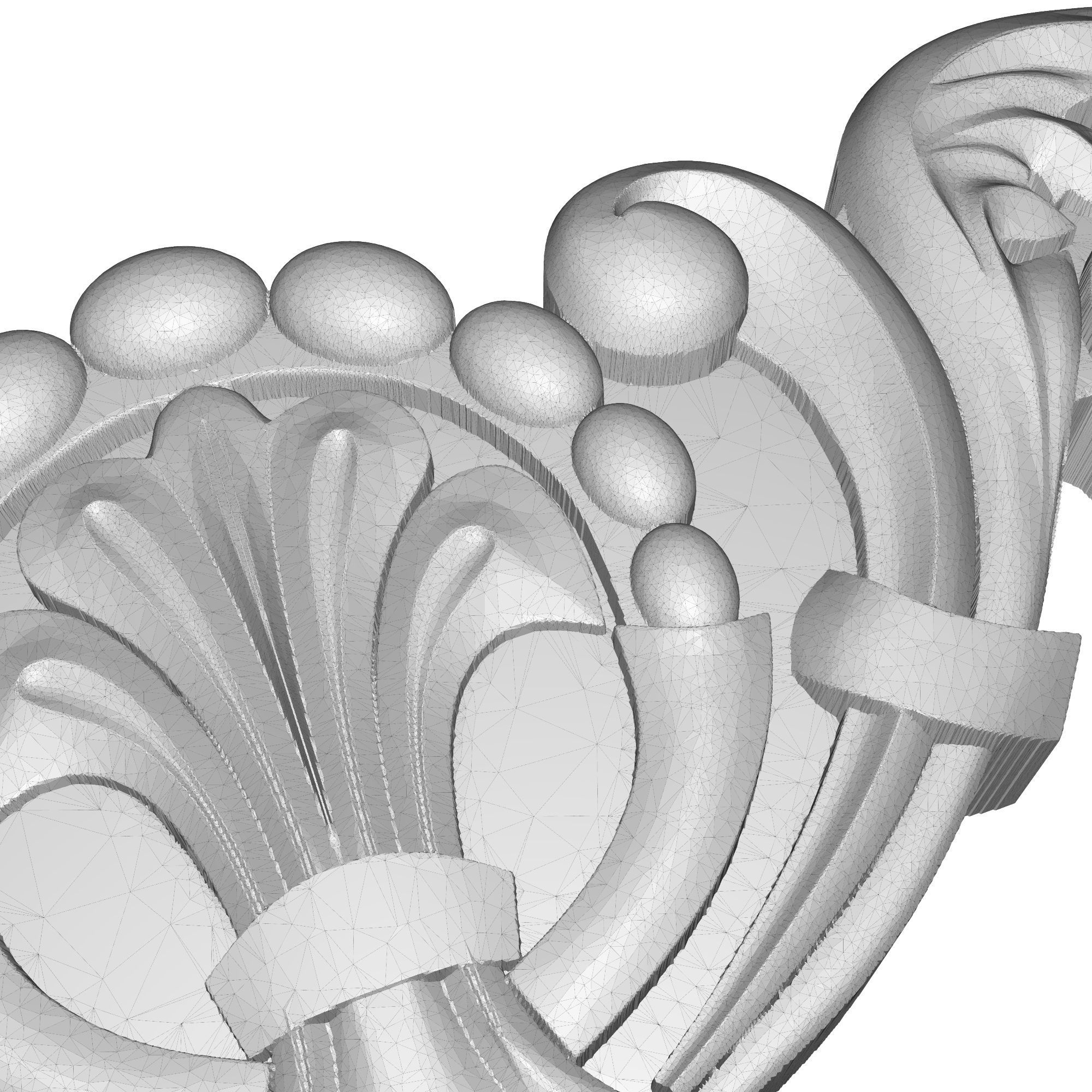 decorative pattern ready for 3D printing 3D model_5