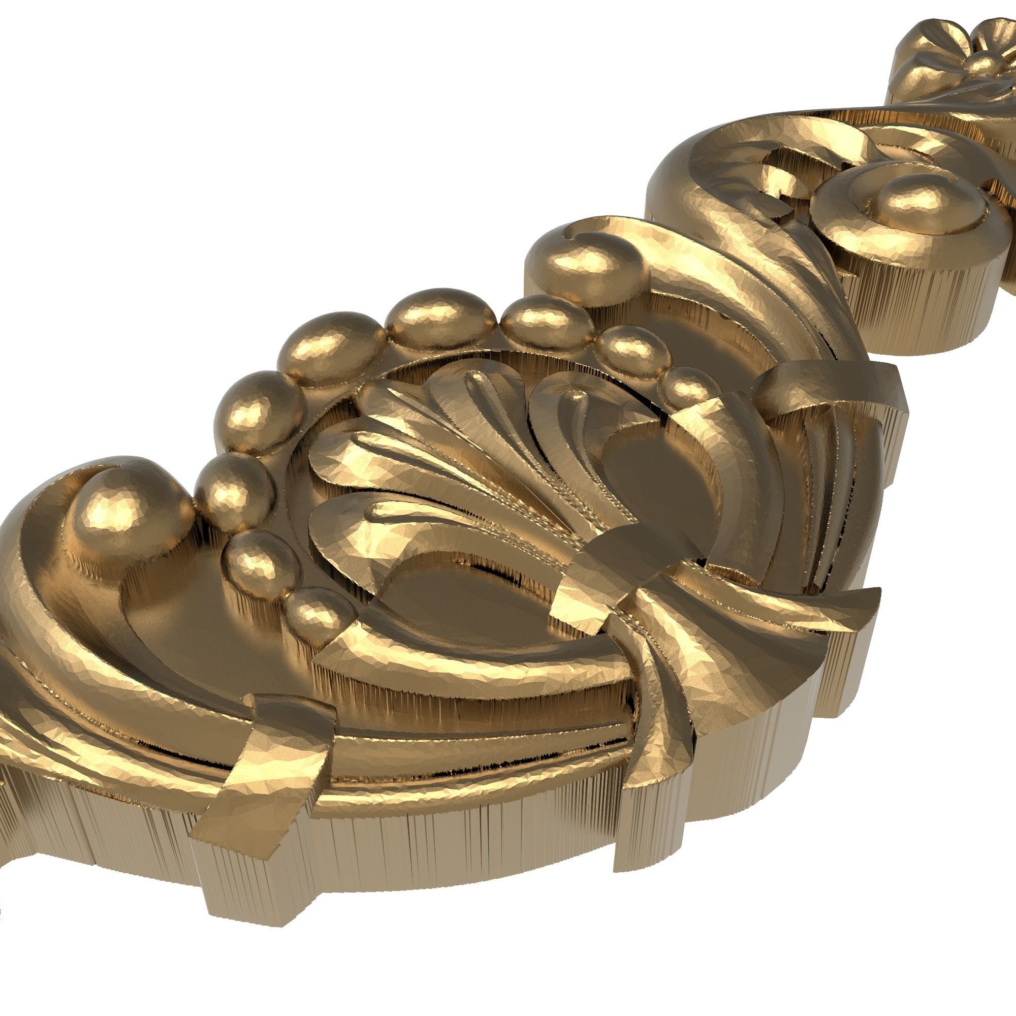 decorative pattern ready for 3D printing 3D model_2