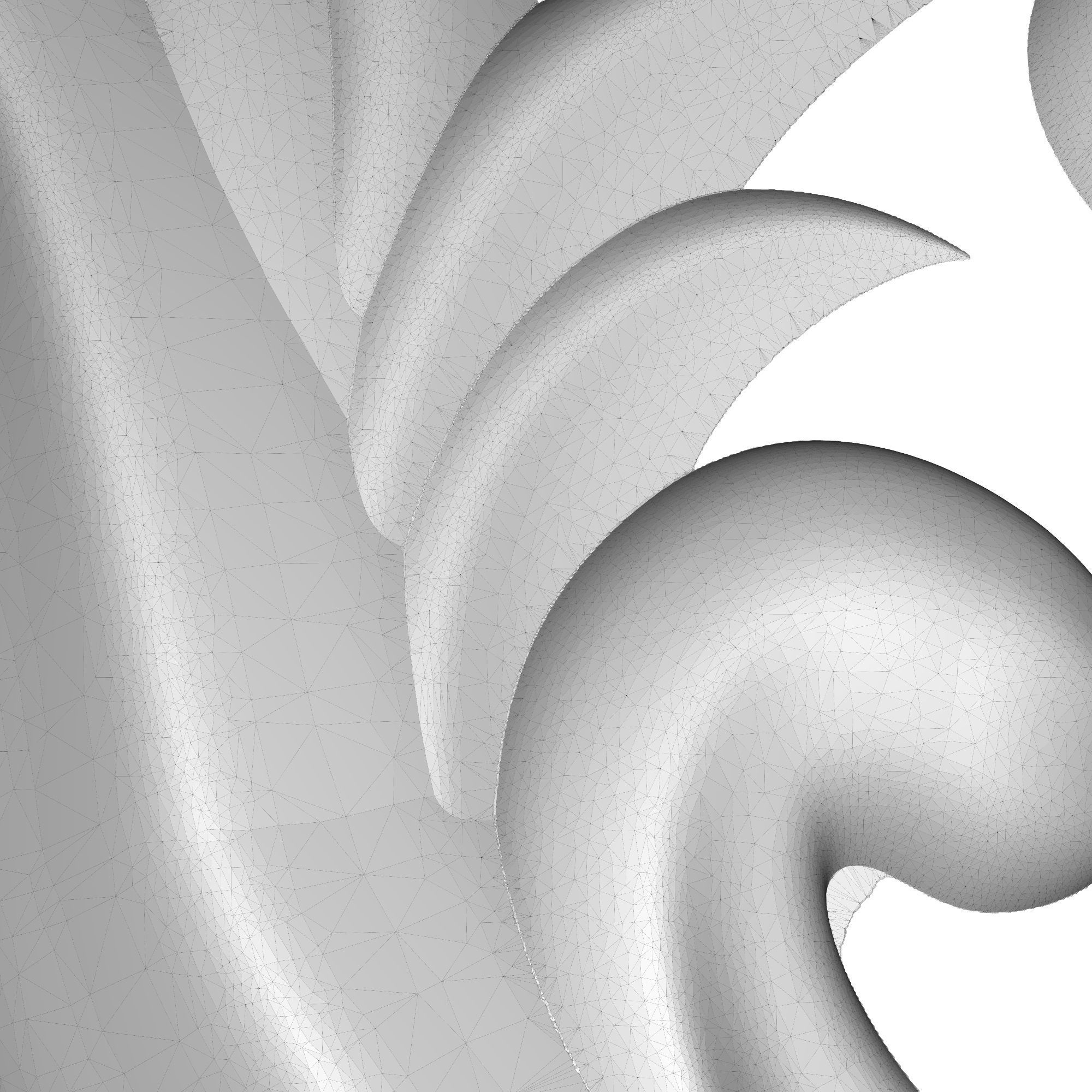 decorative pattern ready for 3D printing 3D model_6