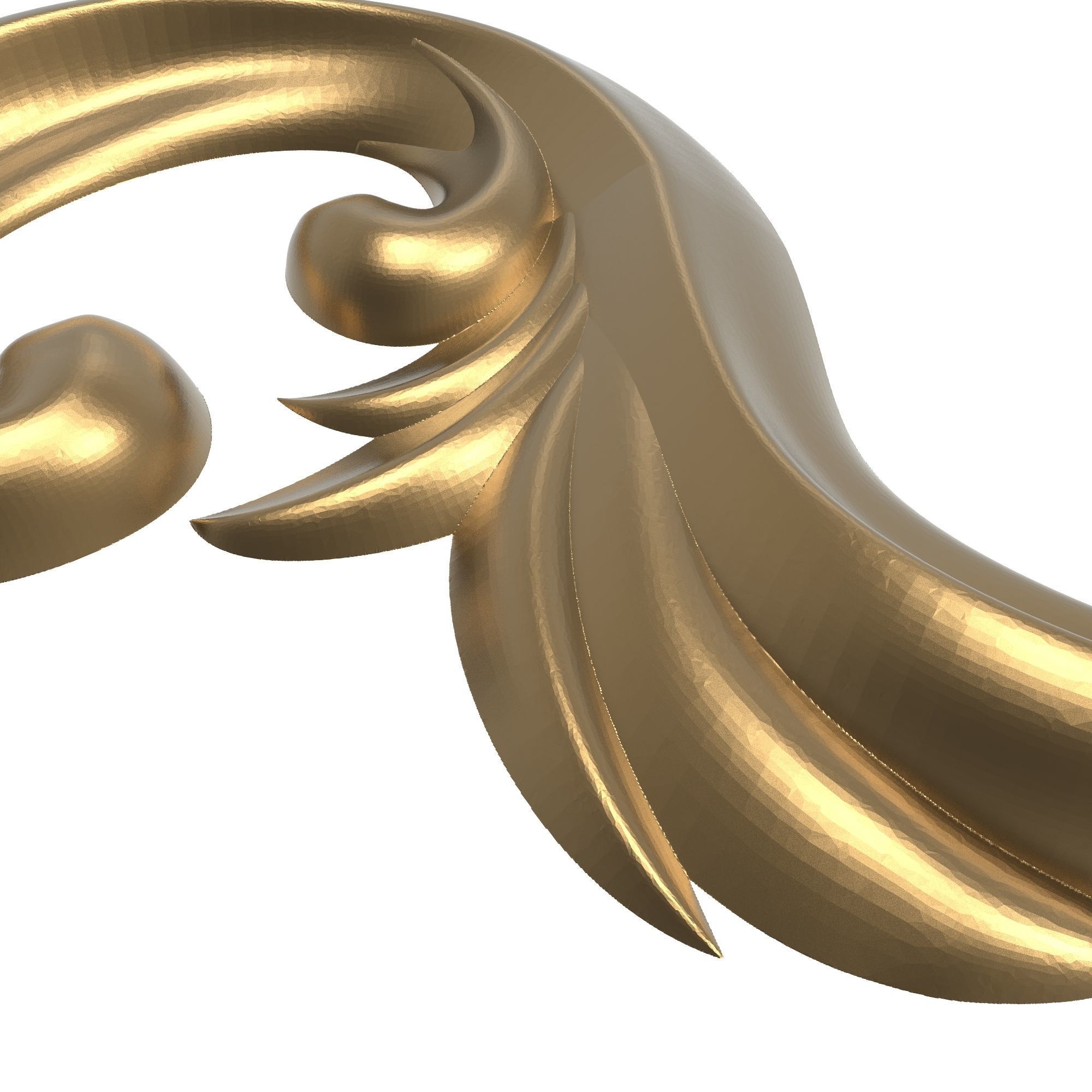 decorative pattern ready for 3D printing 3D model_3