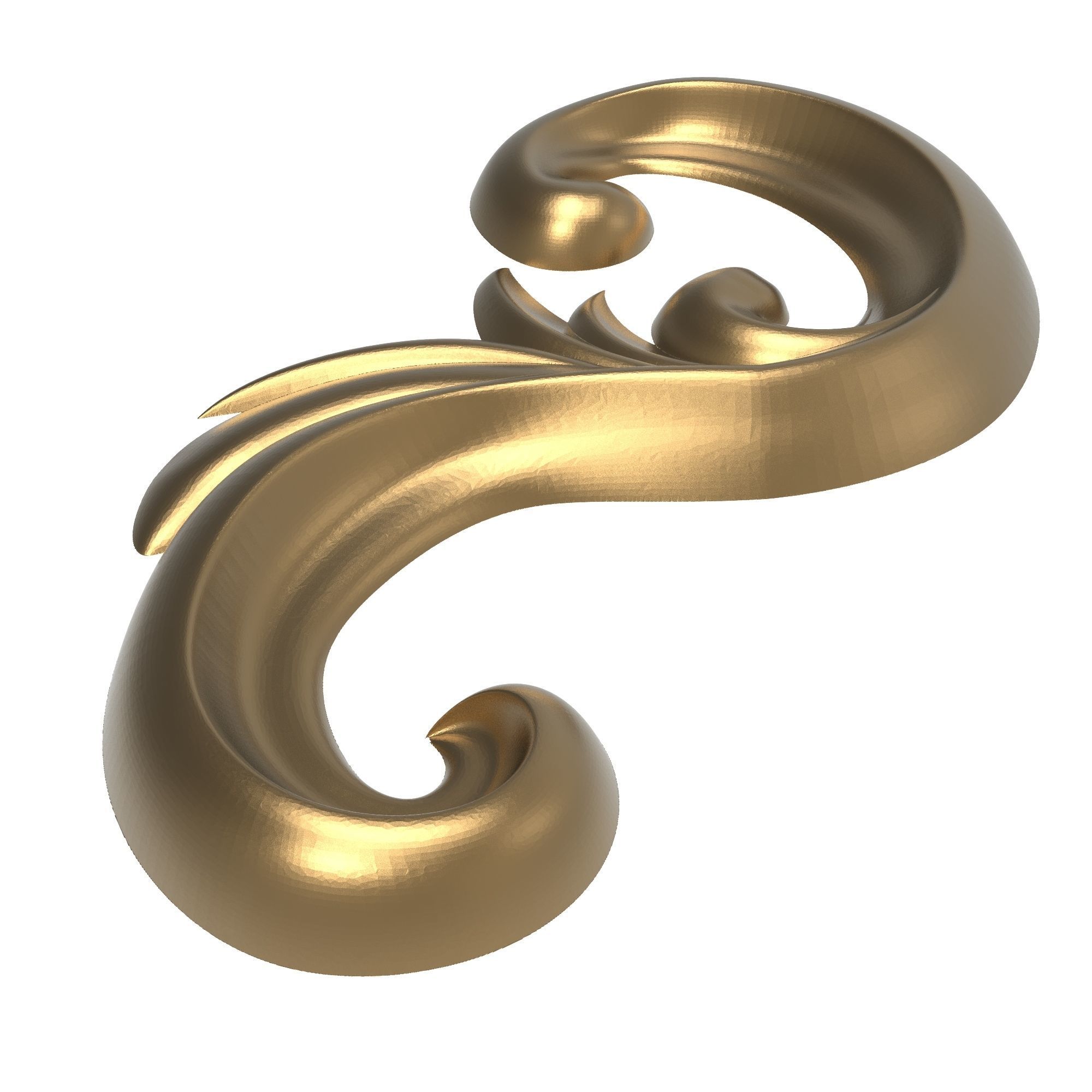 decorative pattern ready for 3D printing 3D model_4