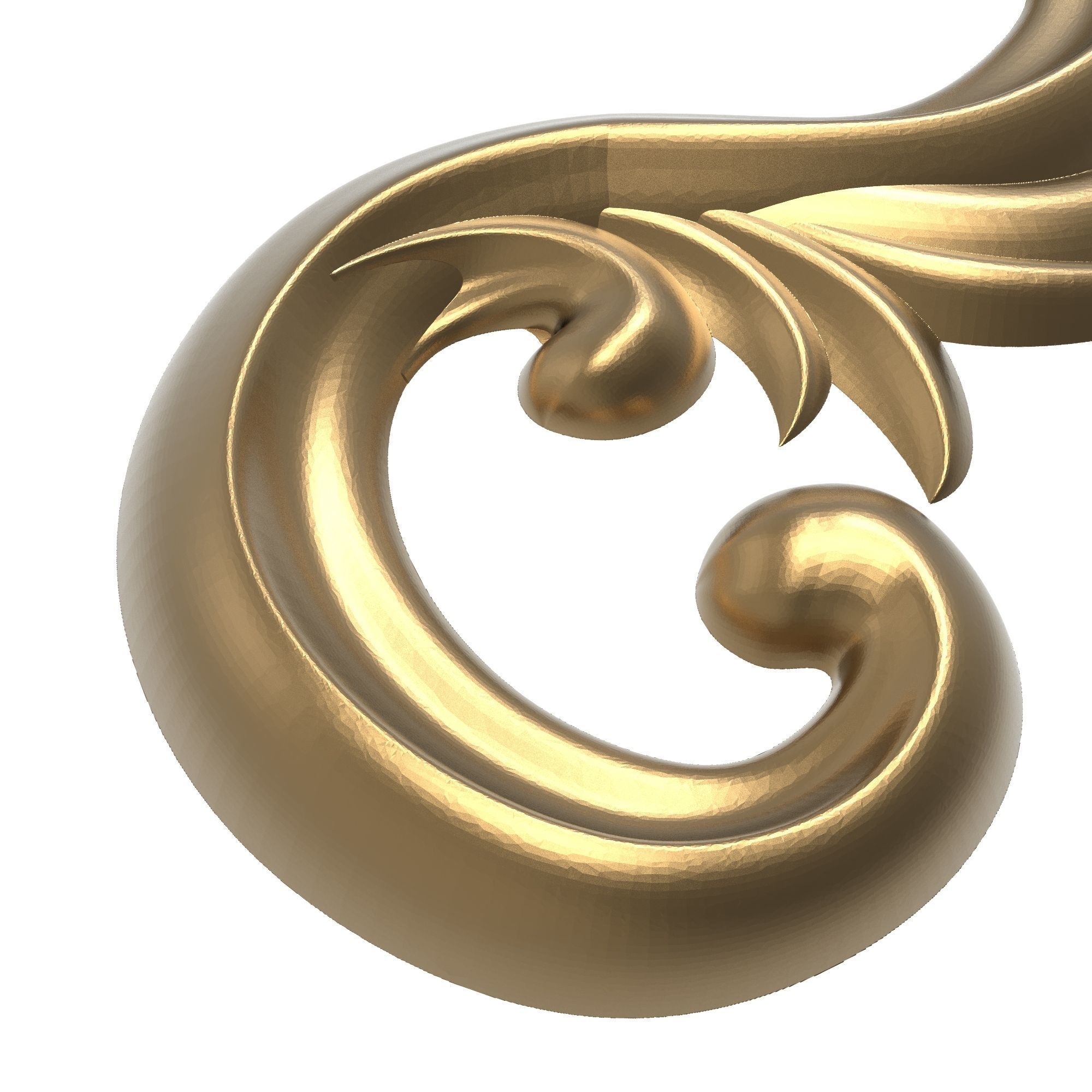 decorative pattern ready for 3D printing 3D model_2