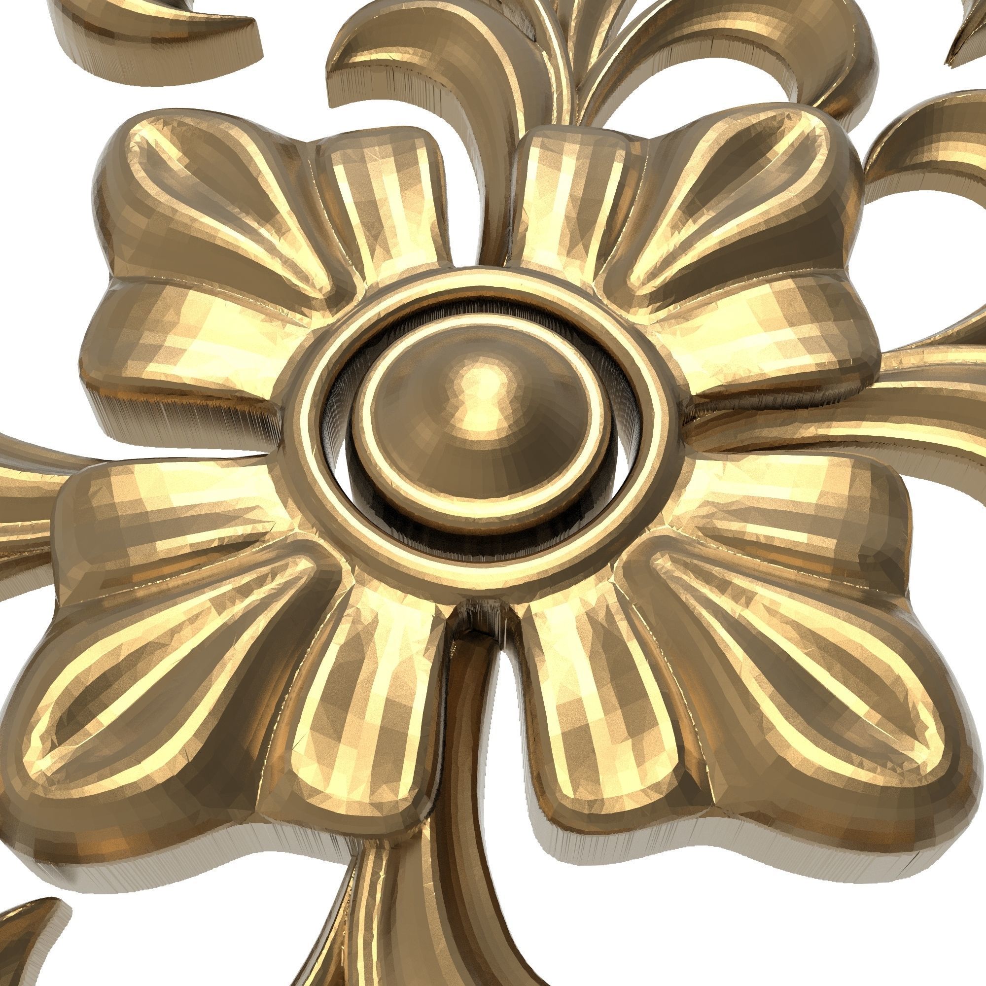 decorative pattern ready for 3D printing 3D model_2