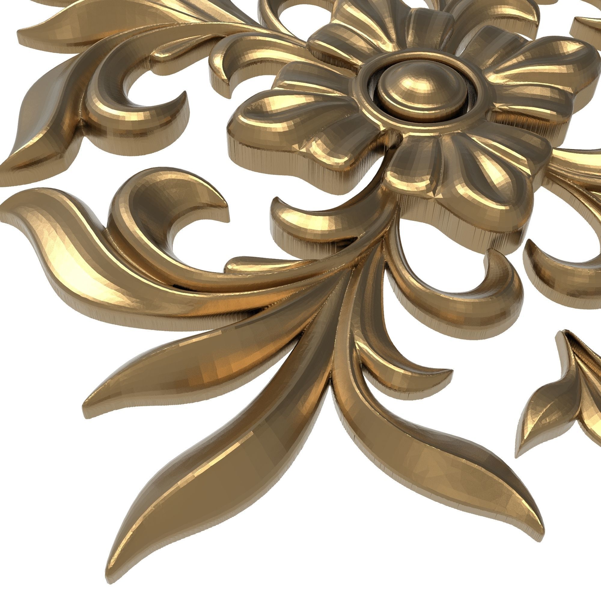 decorative pattern ready for 3D printing 3D model_1