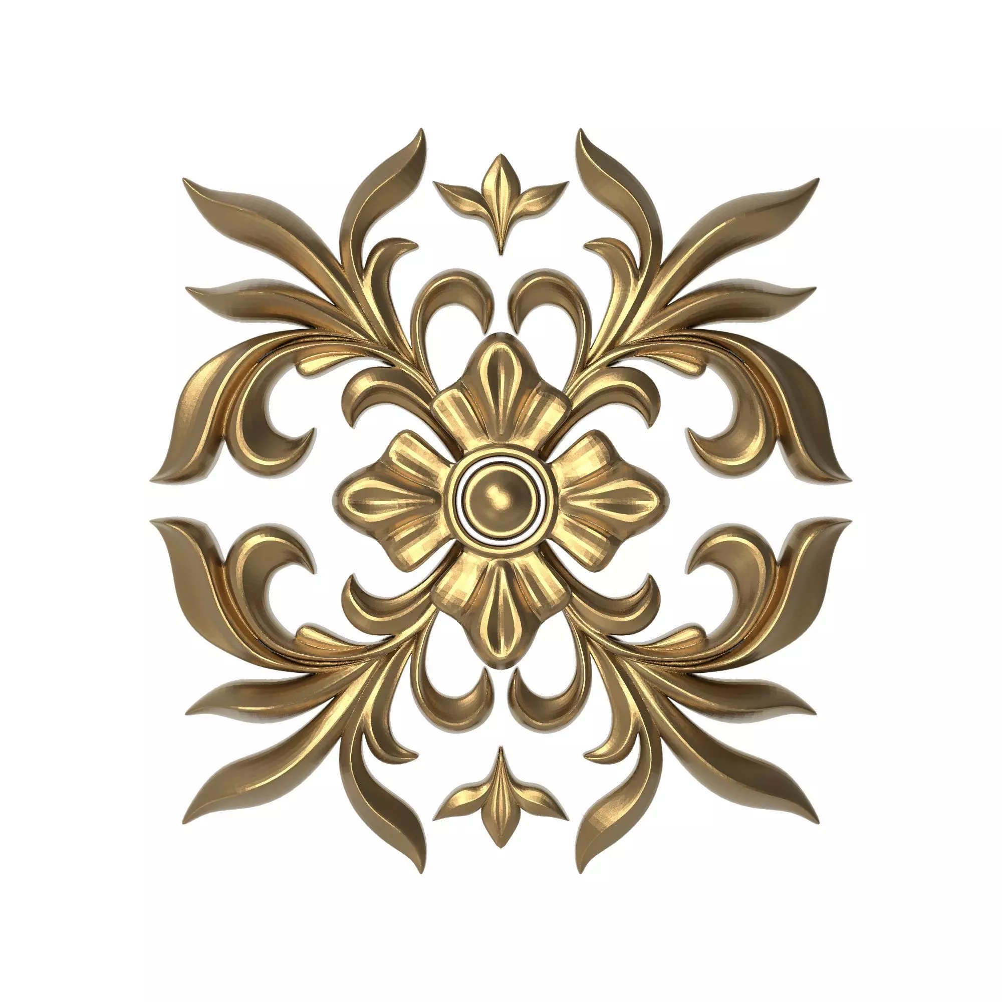 decorative pattern ready for 3D printing 3D model_0