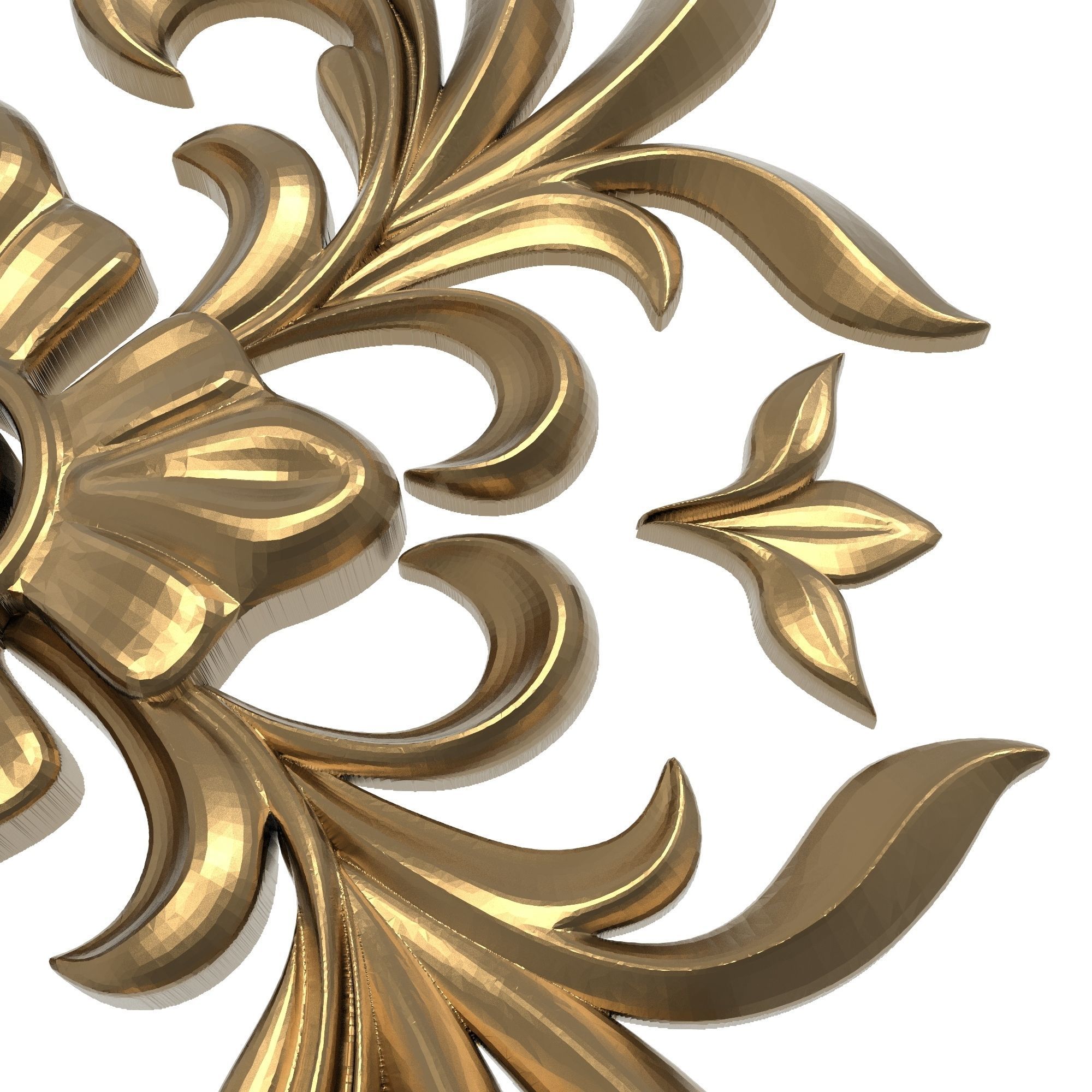 decorative pattern ready for 3D printing 3D model_3