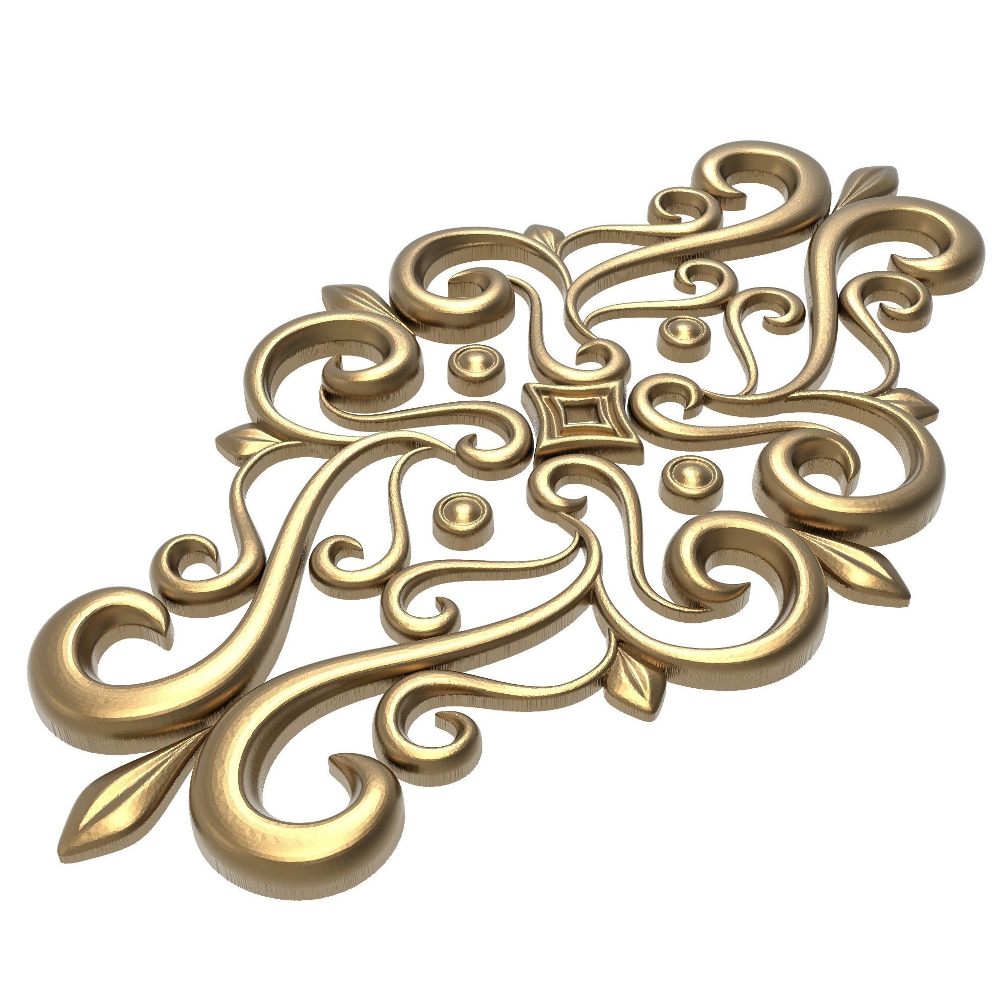 decorative pattern ready for 3D printing 3D model_7