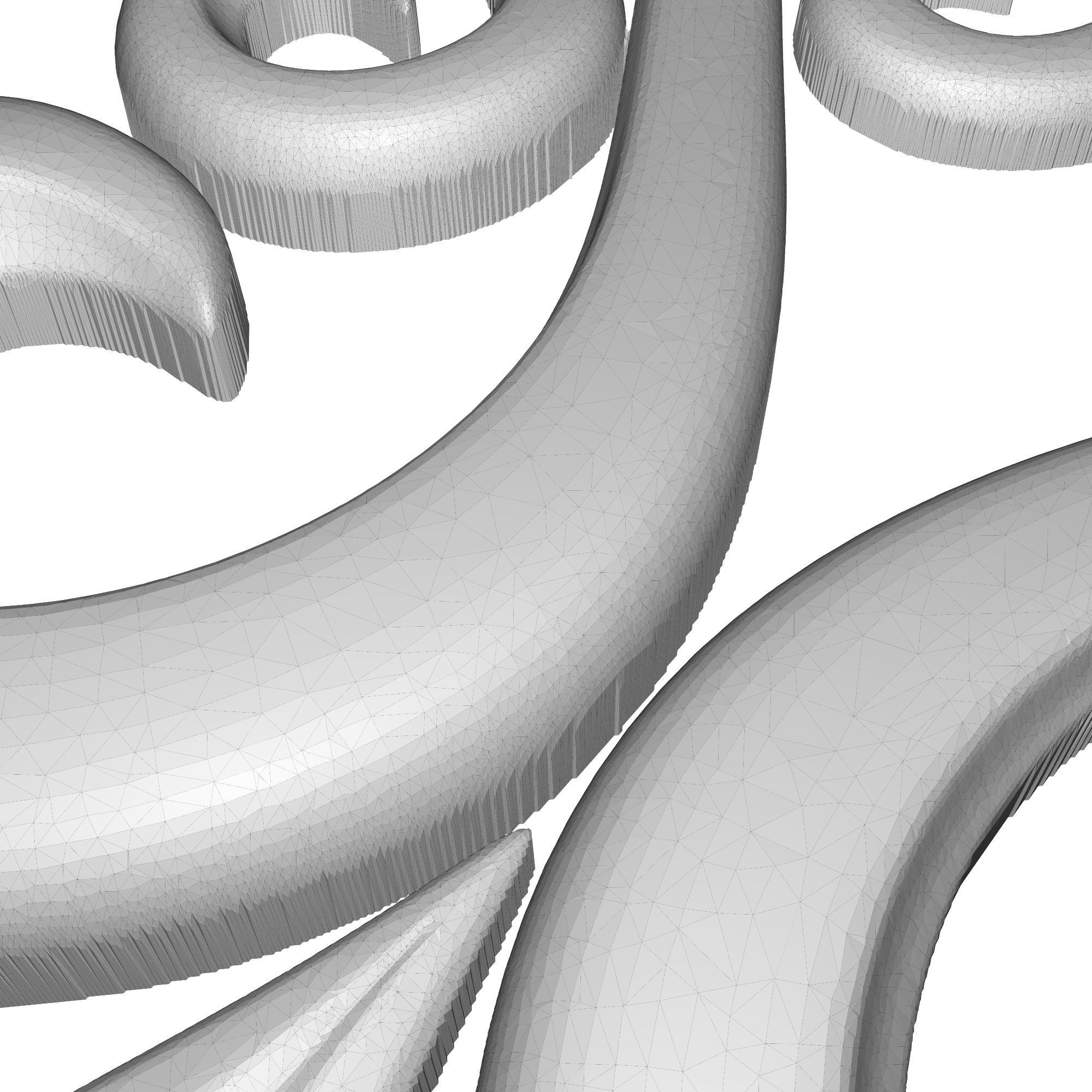 decorative pattern ready for 3D printing 3D model_8
