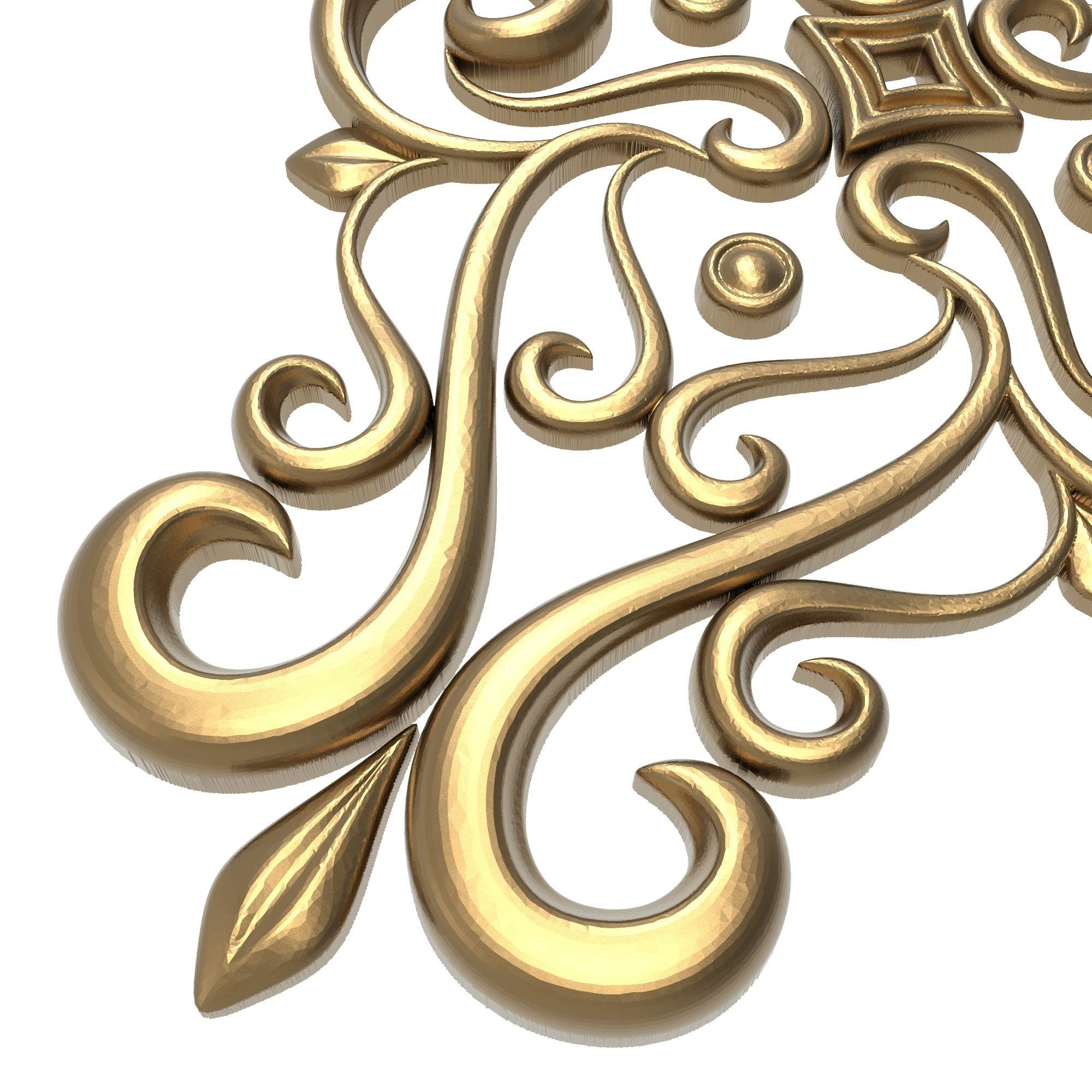 decorative pattern ready for 3D printing 3D model_6