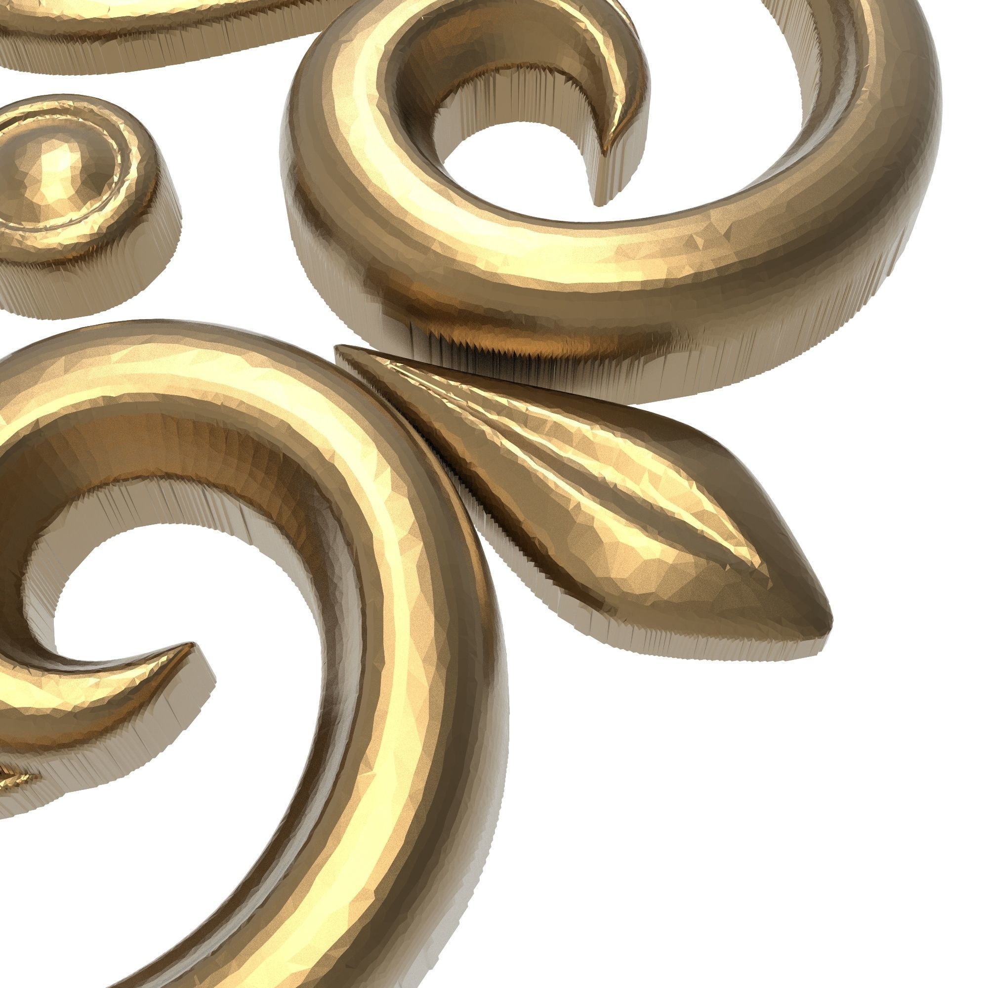 decorative pattern ready for 3D printing 3D model_4