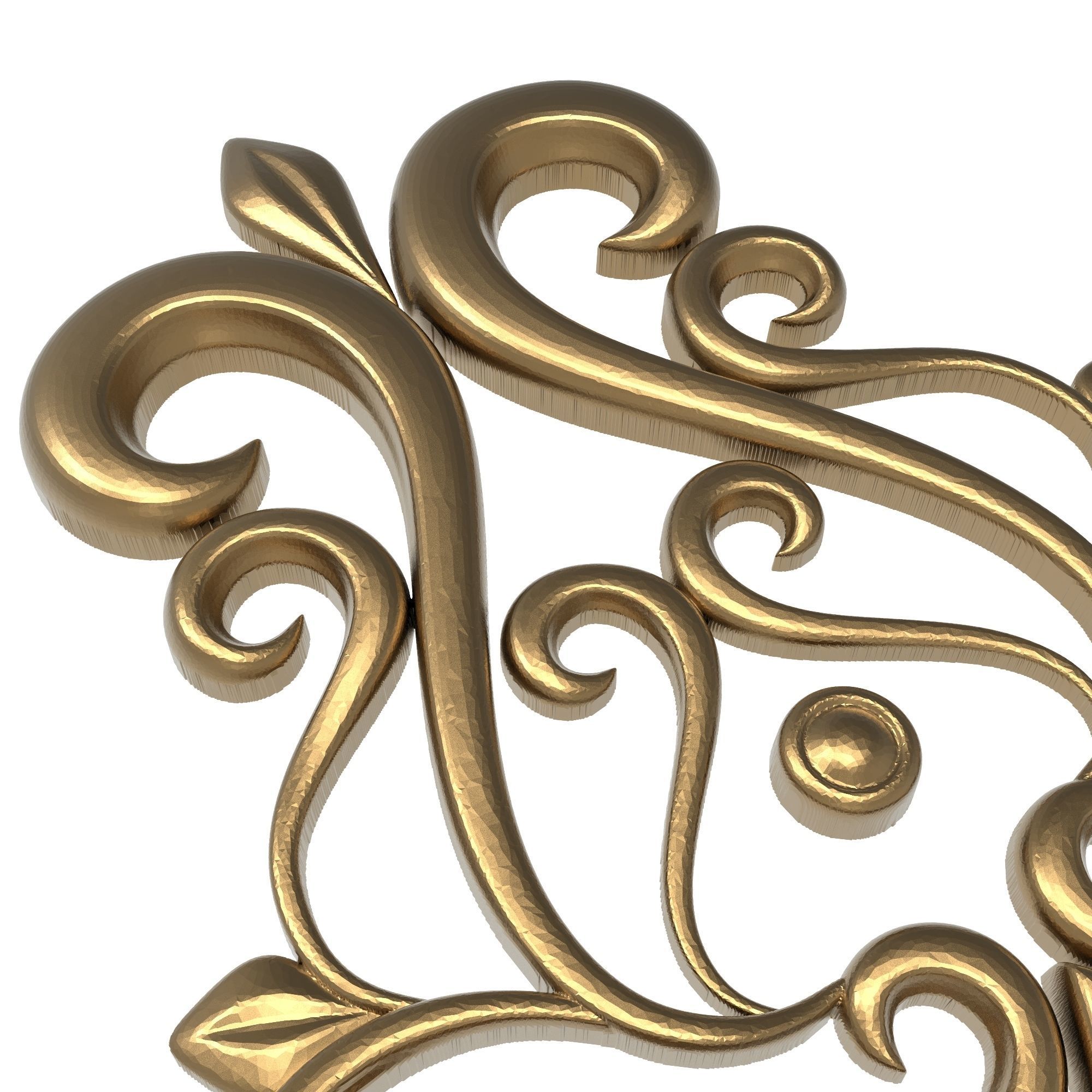 decorative pattern ready for 3D printing 3D model_1