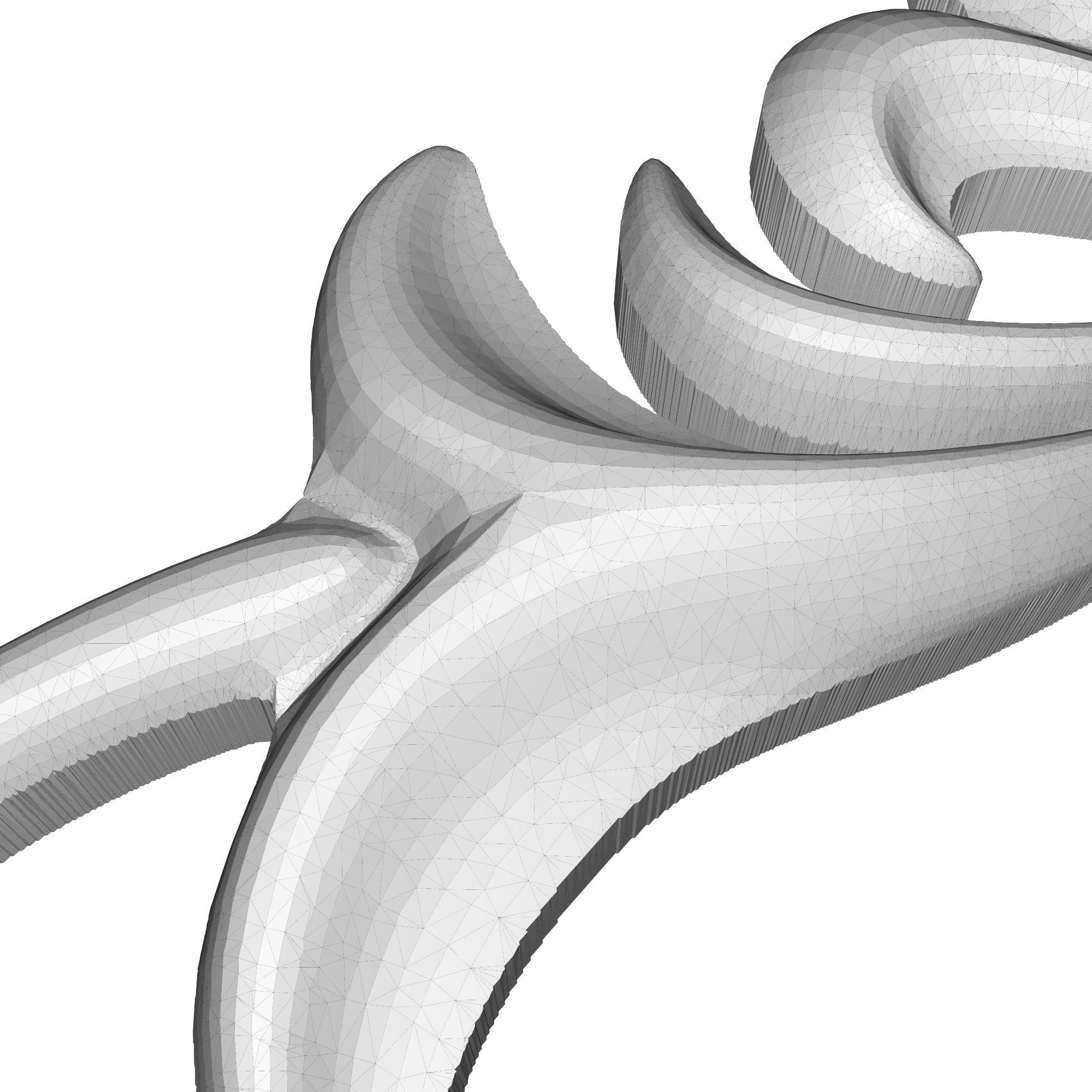 decorative pattern ready for 3D printing 3D model_5