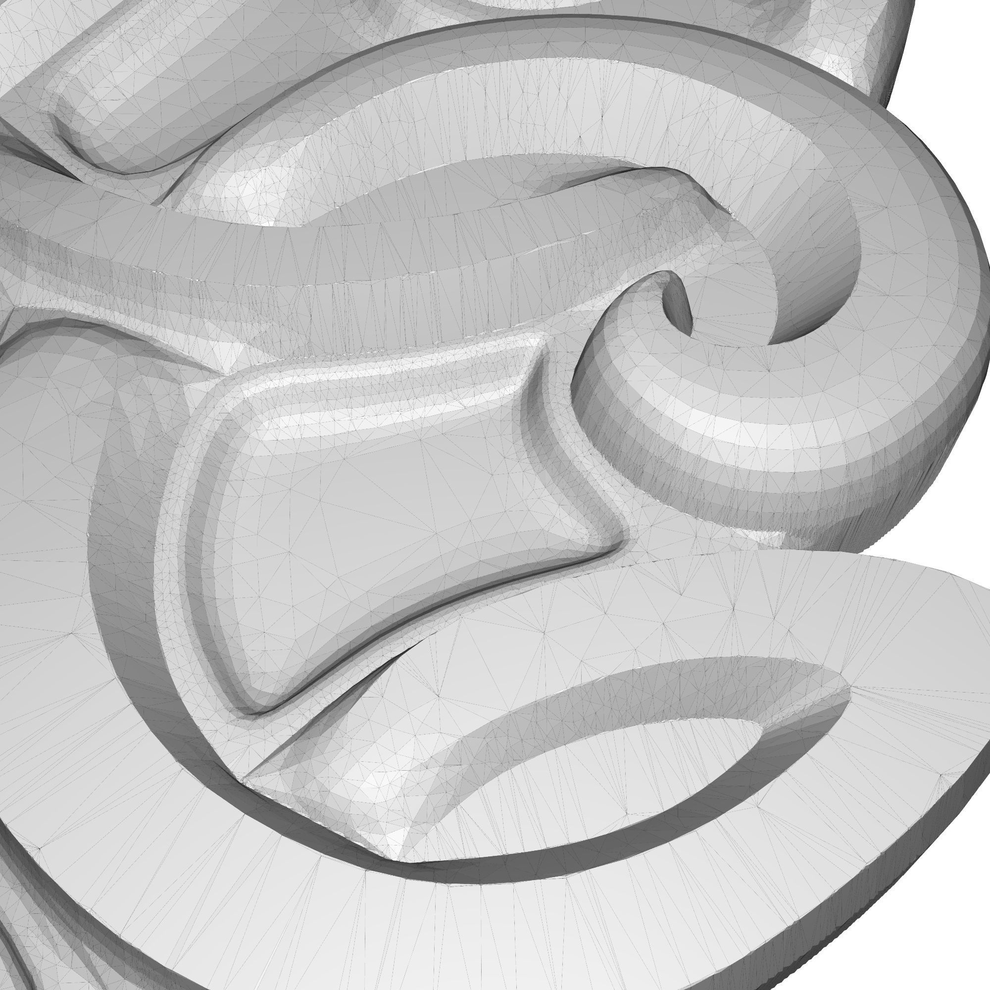 decorative pattern ready for 3D printing 3D model_8