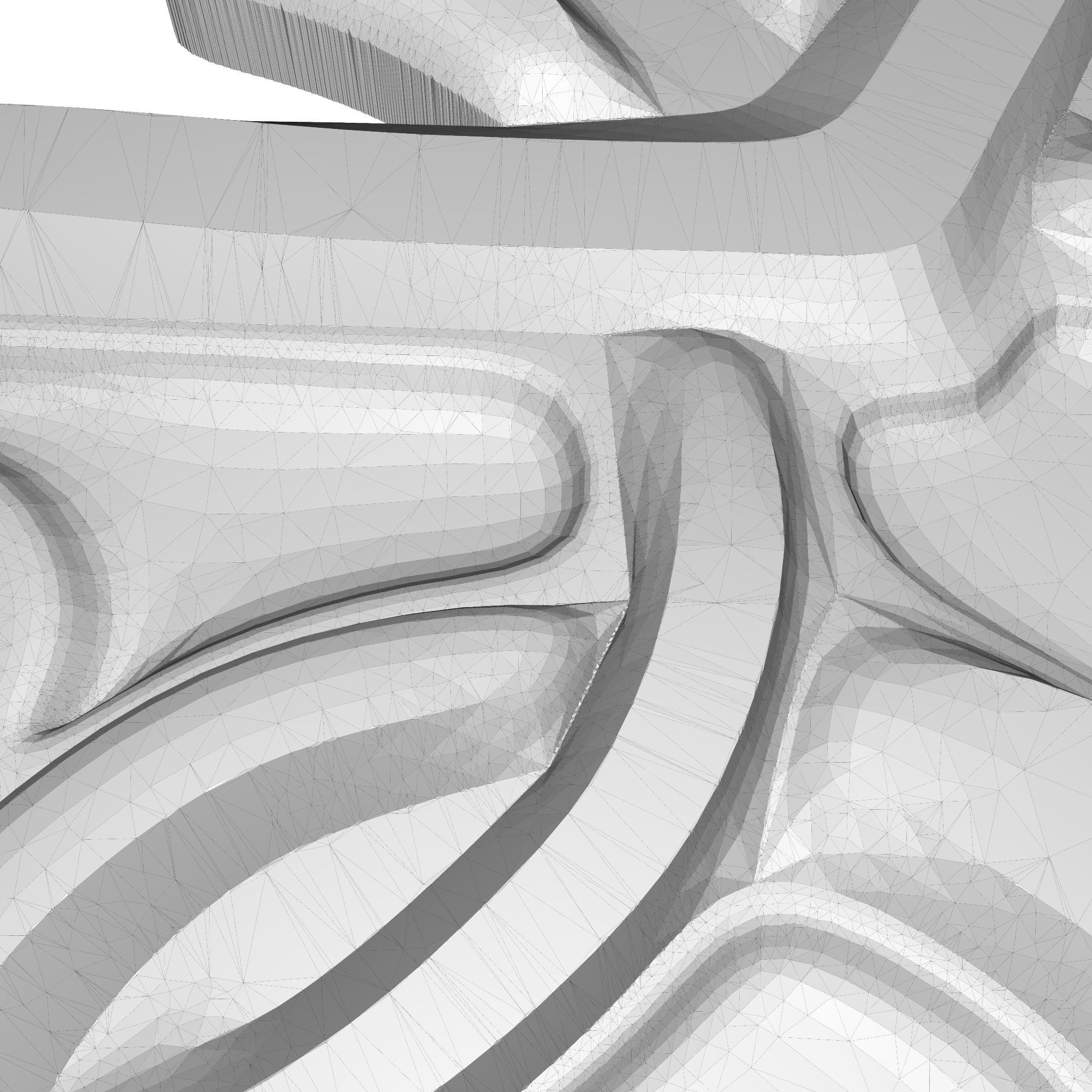 decorative pattern ready for 3D printing 3D model_7