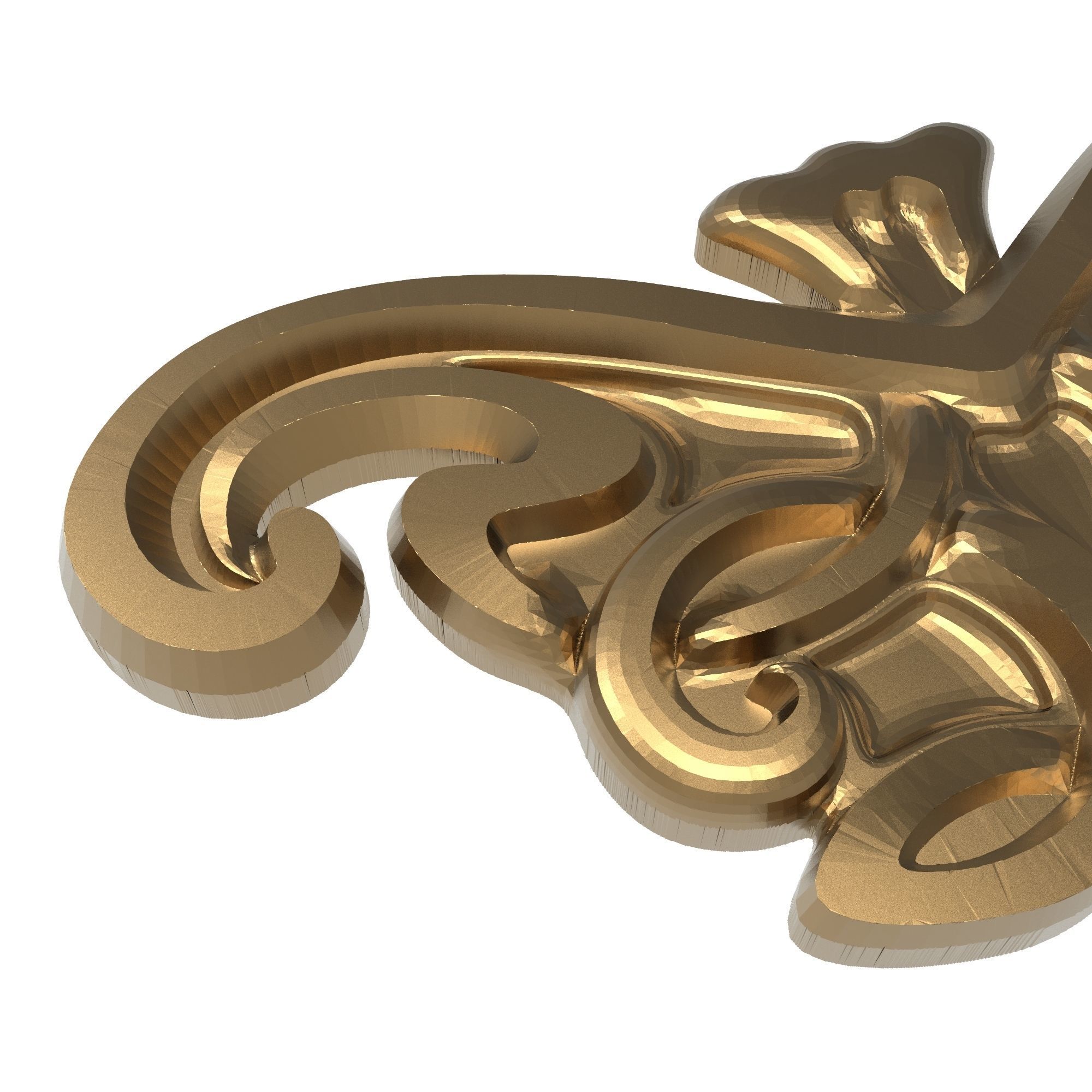 decorative pattern ready for 3D printing 3D model_1