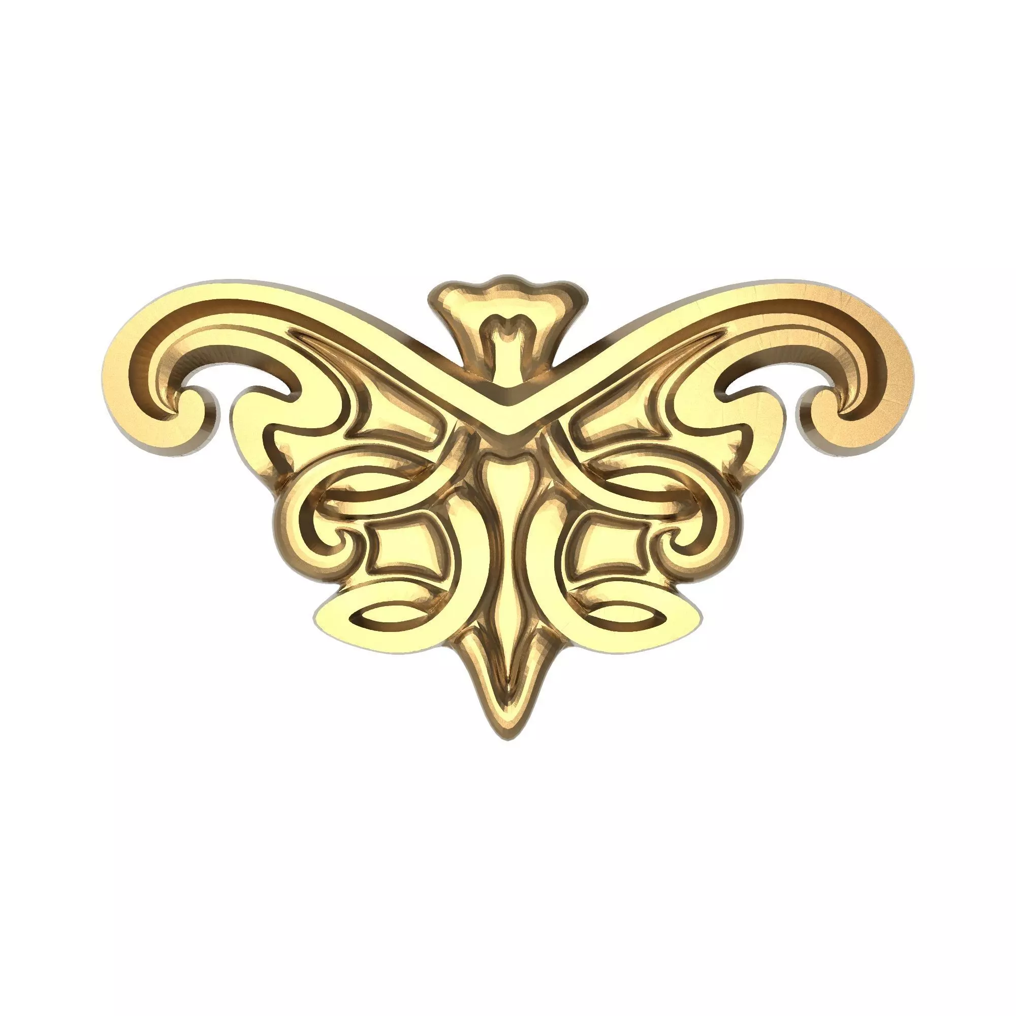 decorative pattern ready for 3D printing 3D model_0