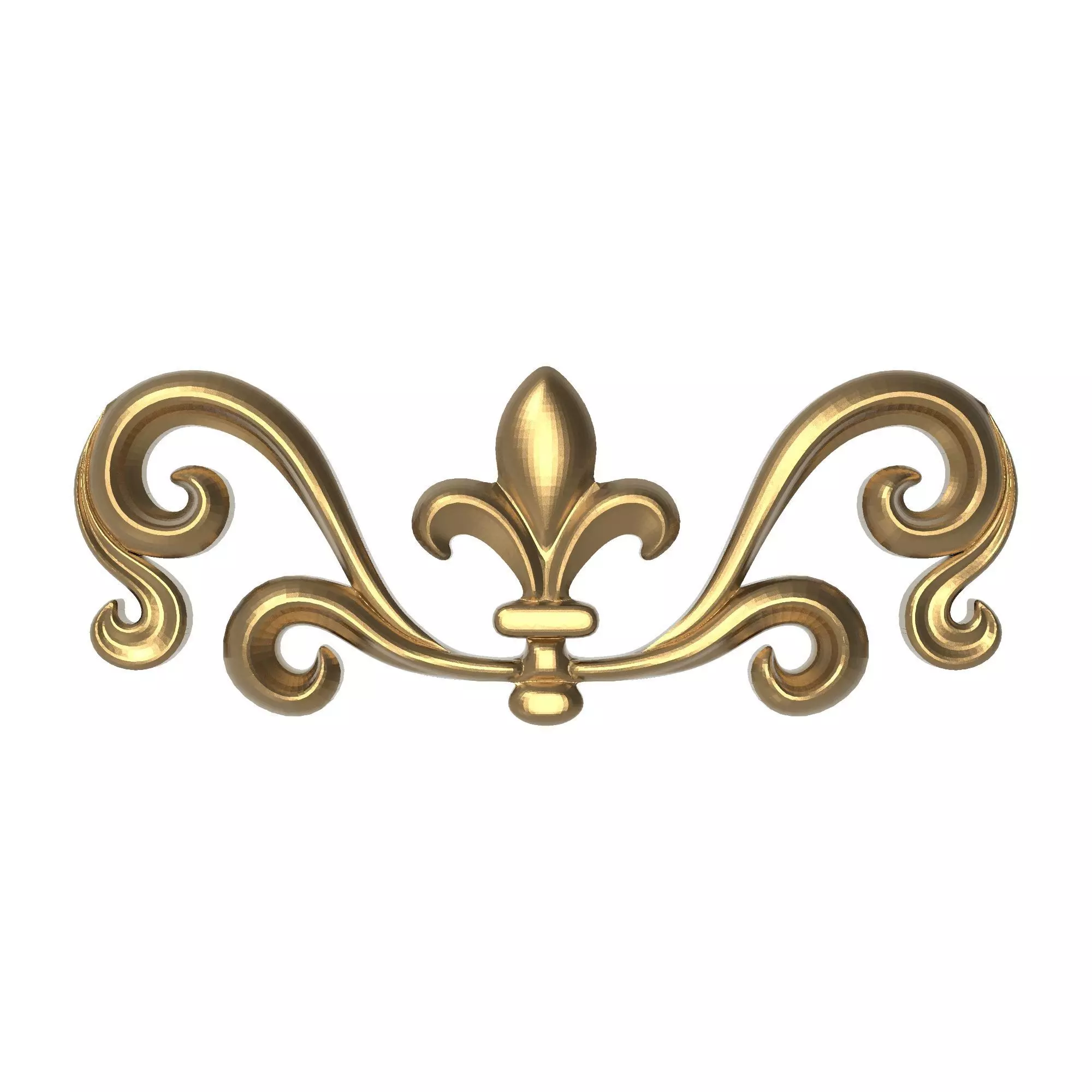 decorative pattern ready for 3D printing 3D model_0