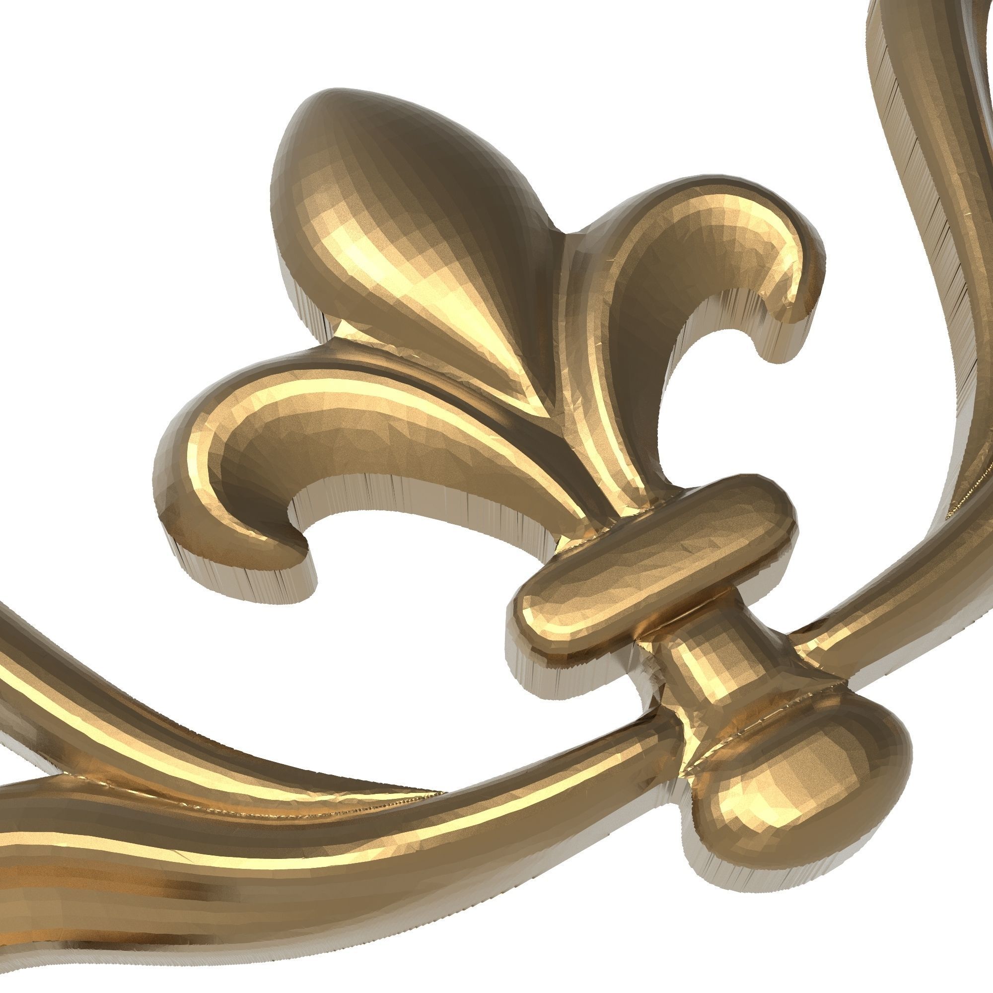 decorative pattern ready for 3D printing 3D model_3