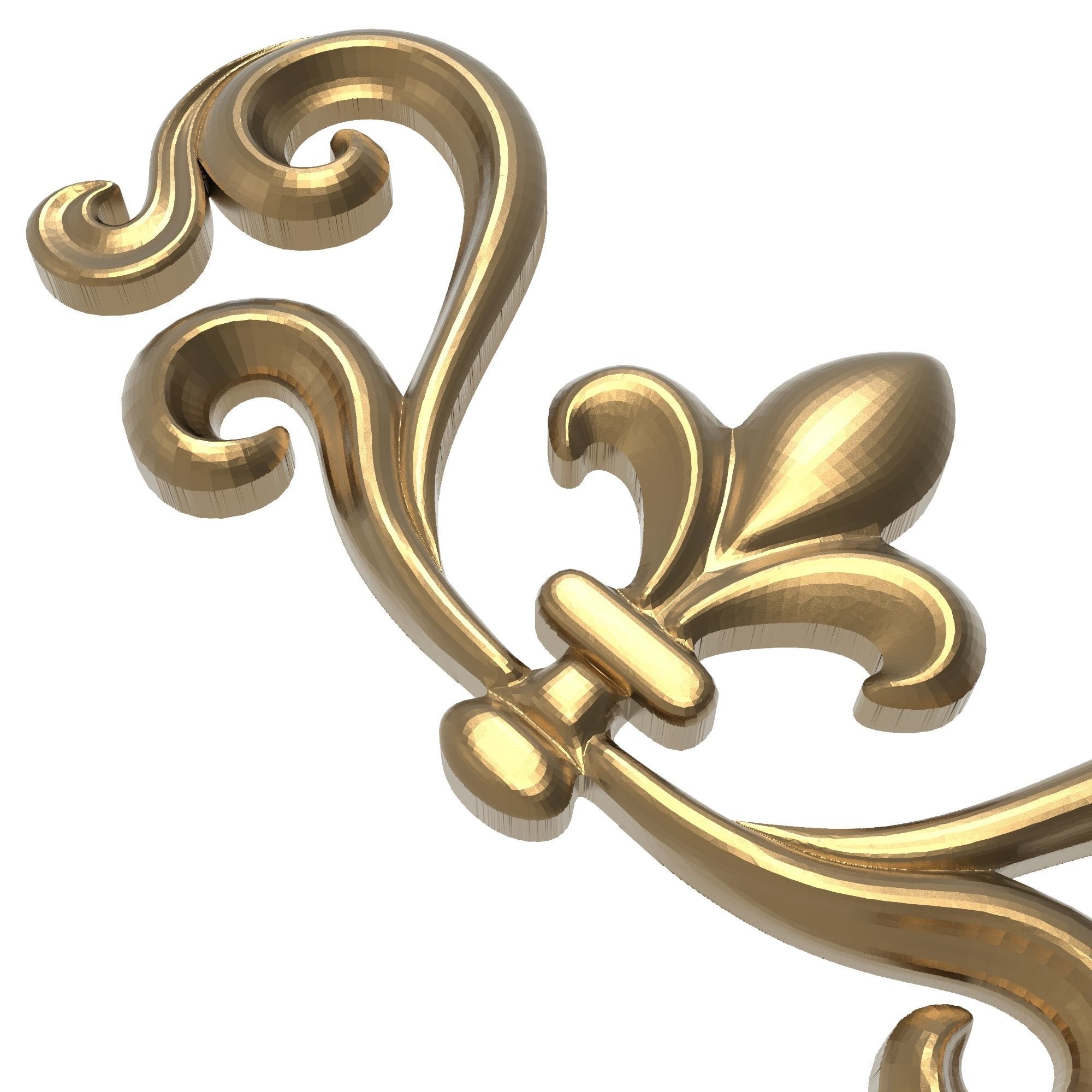 decorative pattern ready for 3D printing 3D model_5