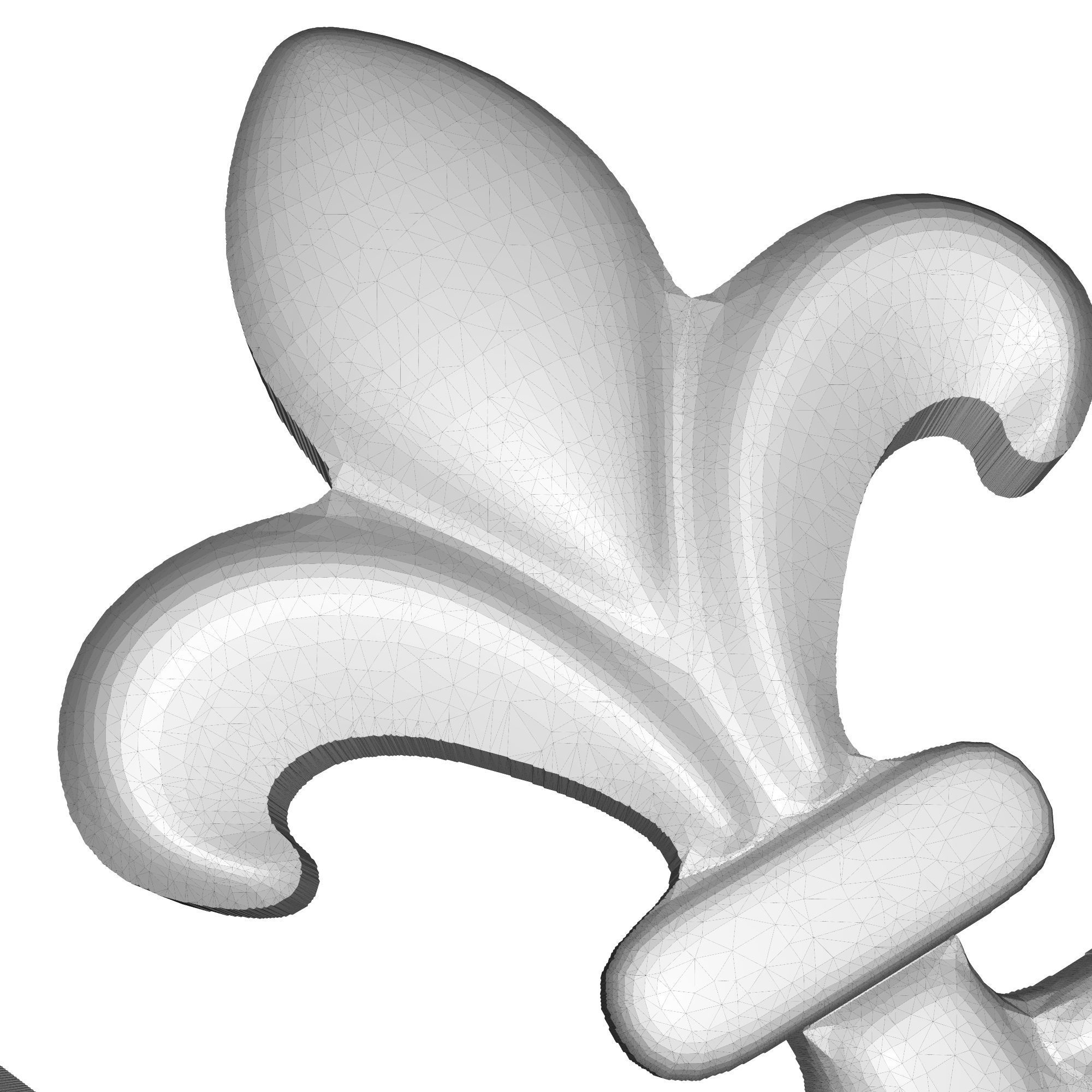 decorative pattern ready for 3D printing 3D model_7