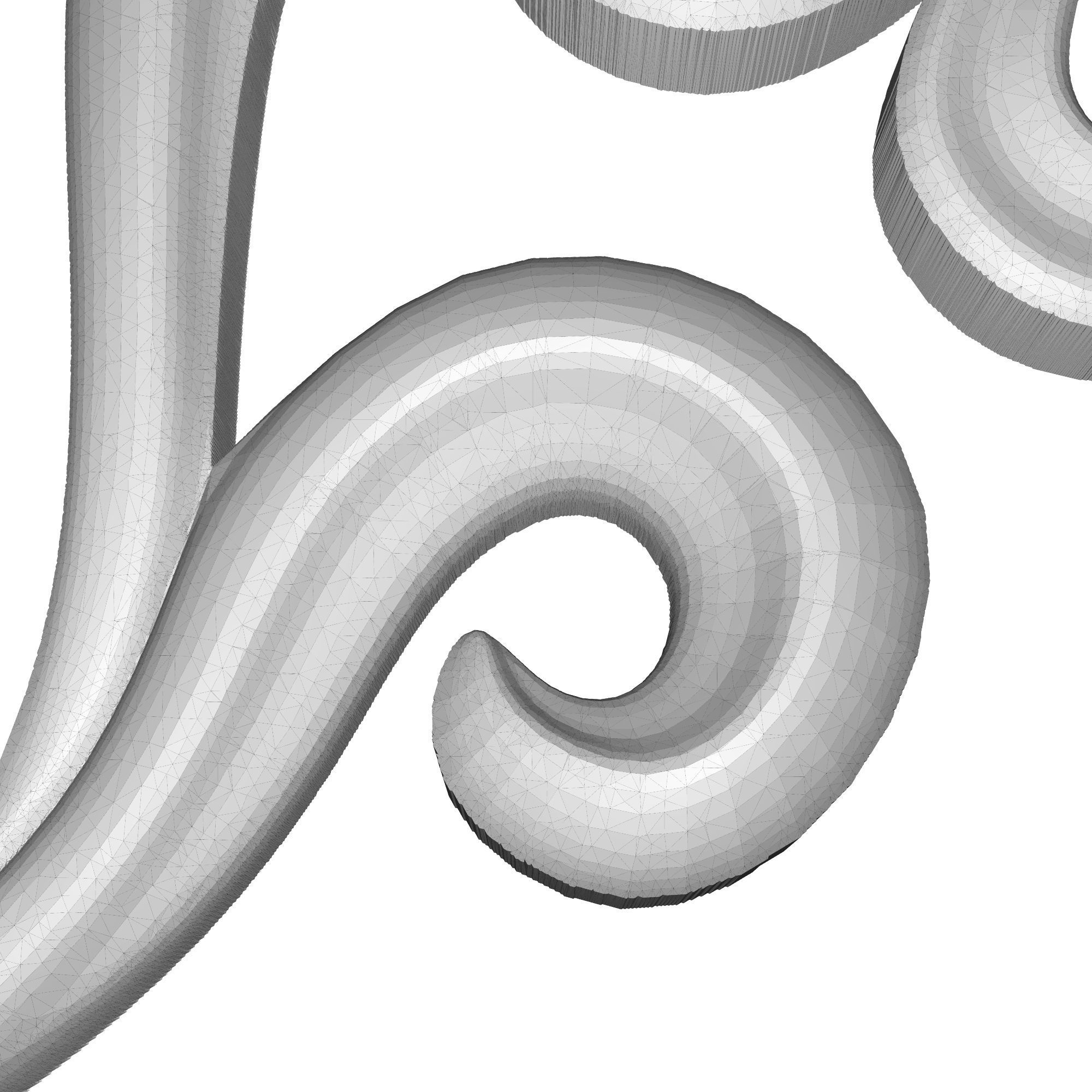 decorative pattern ready for 3D printing 3D model_8