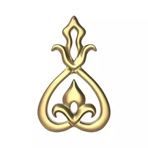  decorative pattern ready for 3D printing