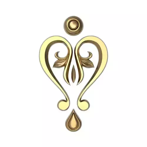  decorative pattern ready for 3D printing