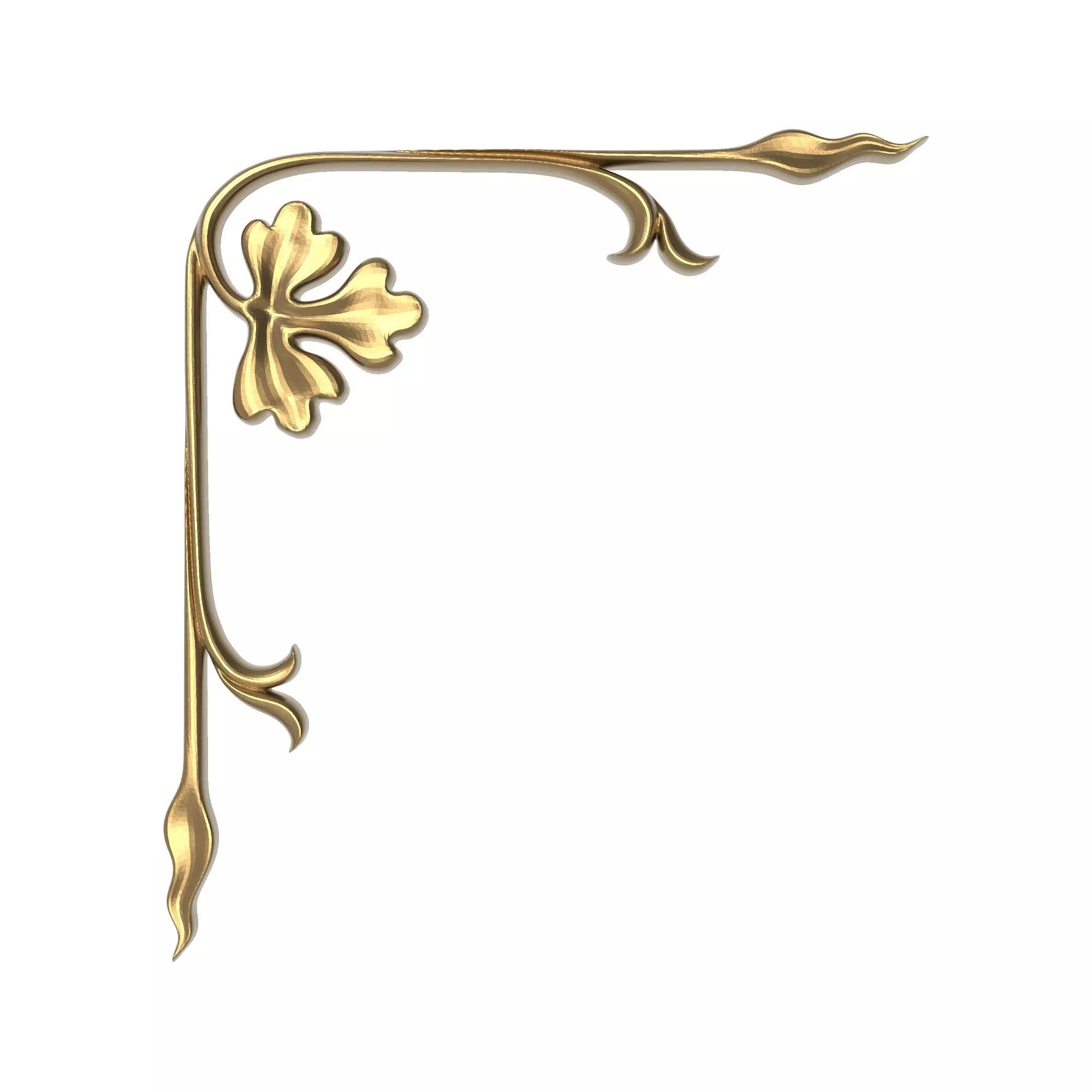 decorative pattern ready for 3D printing 3D model_0